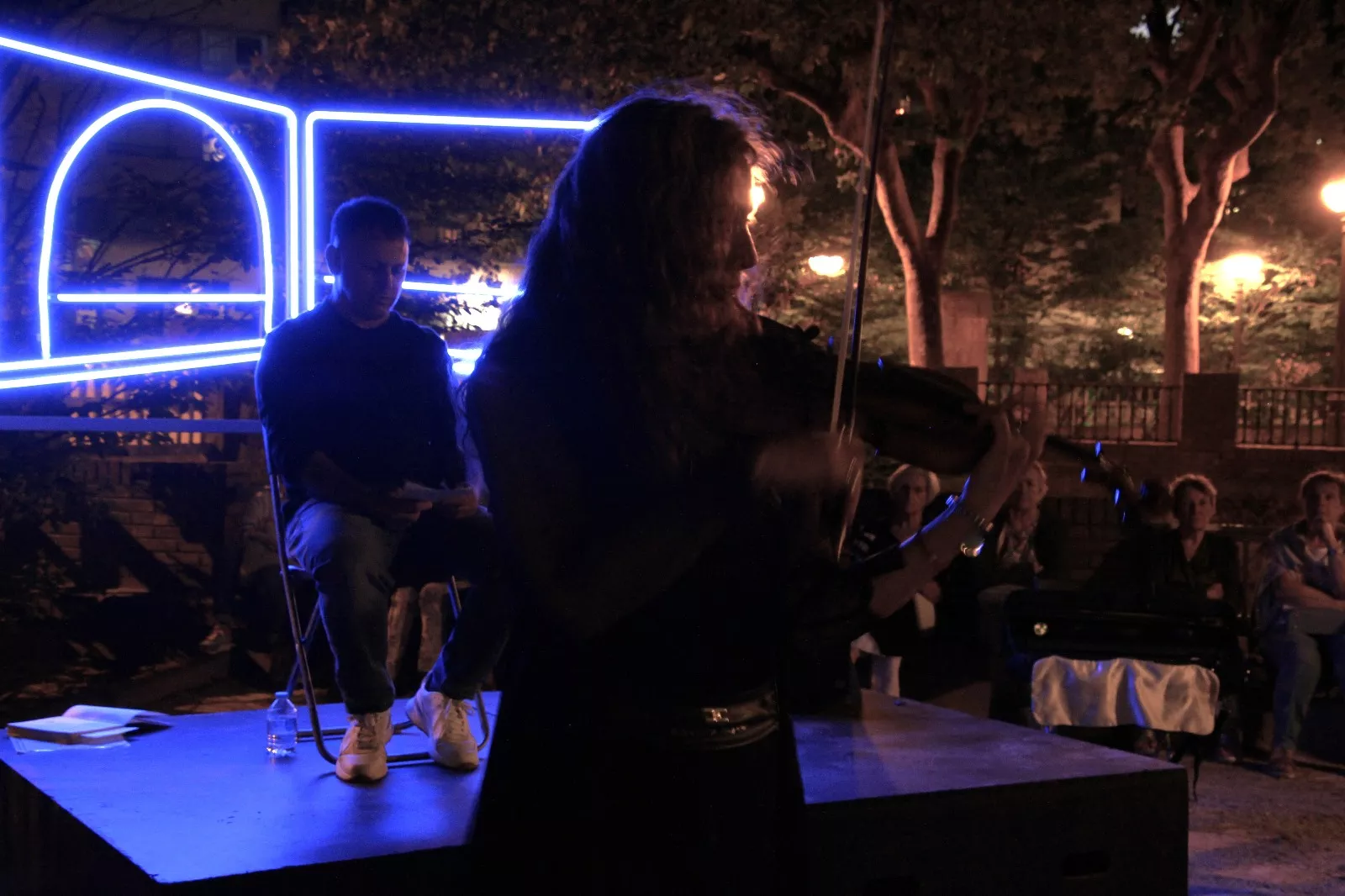 Los “Crímenes en la Fuente del Ibón” de Óscar Sipán. Foto Carlos Neofato