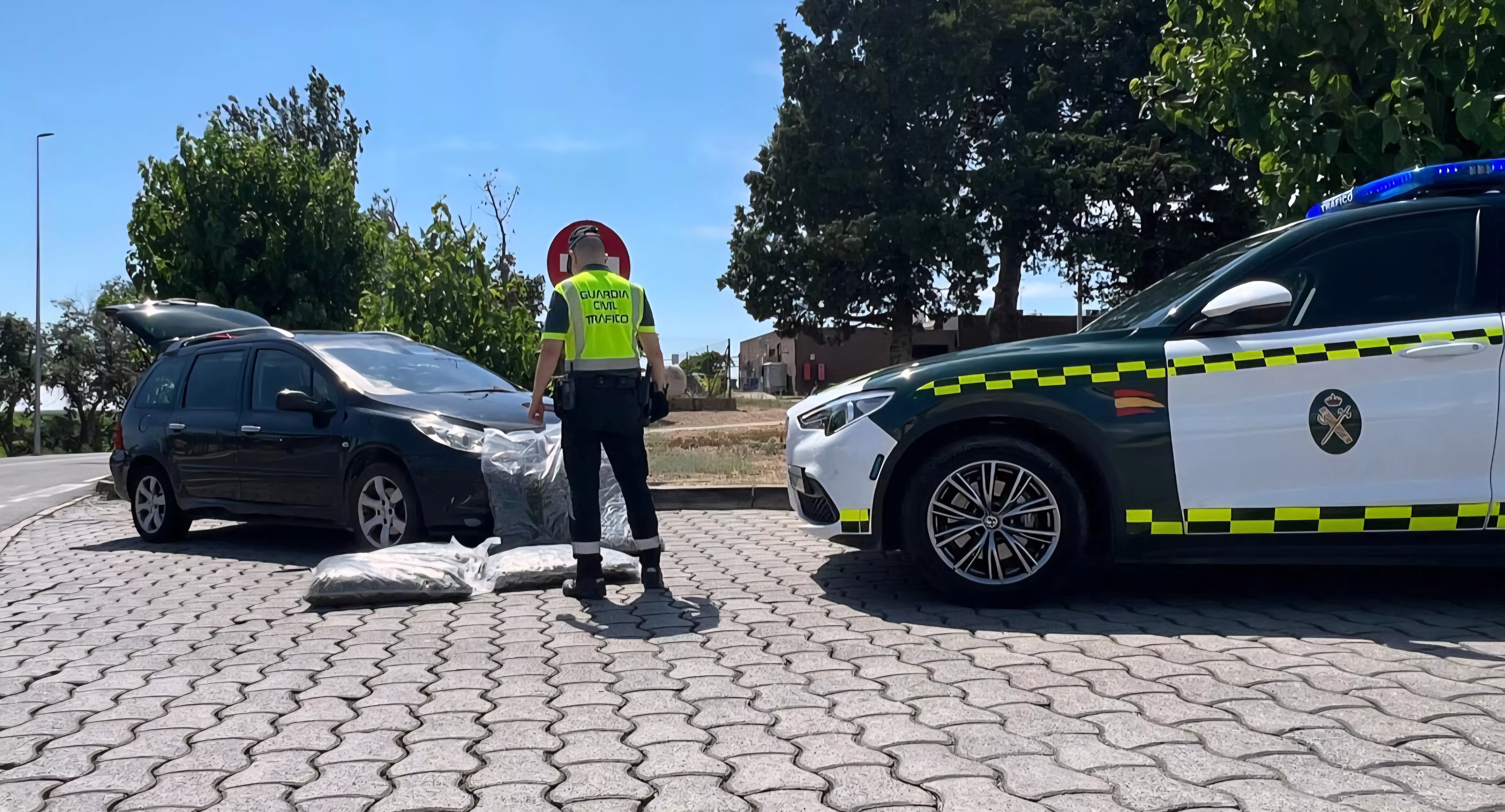 Detenido en Candasnos tras huir en sentido contrario por la AP-2 con 24 kilos de marihuana.