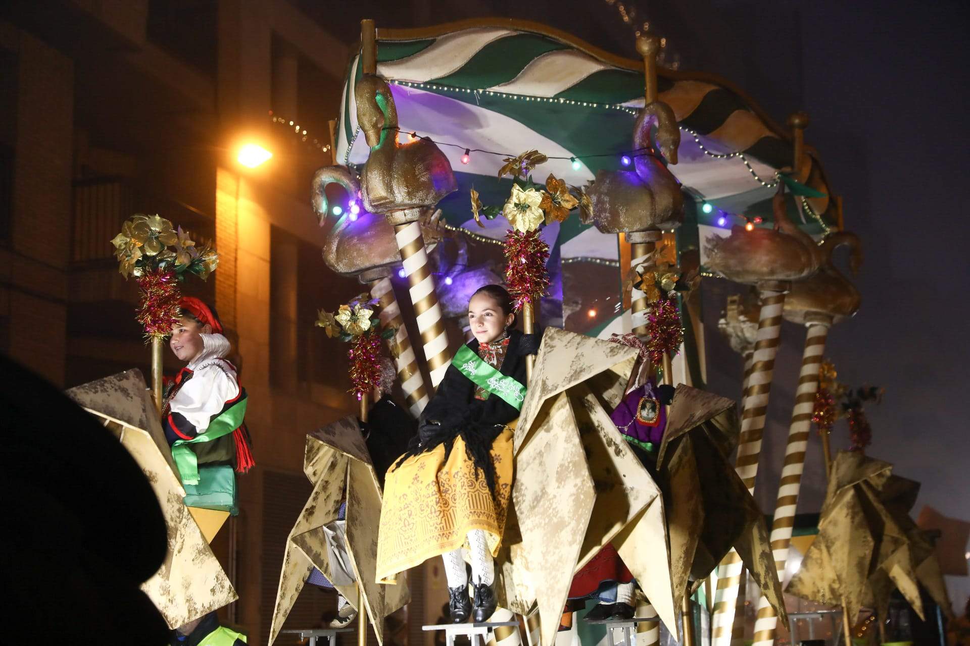 Cabalgata de los Reyes Magos de Oriente en Huesca. Foto Ayuntamiento de Huesca