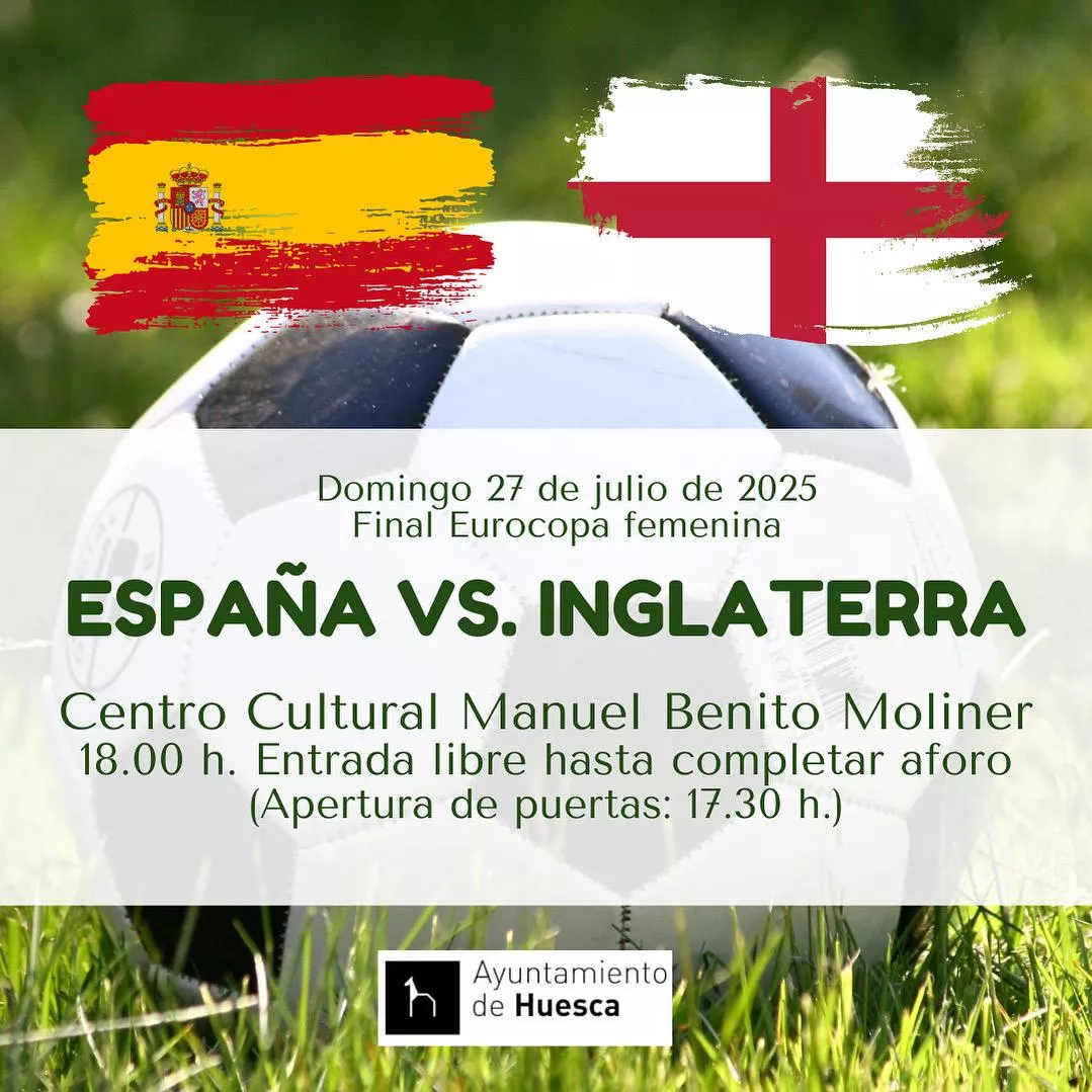 Cartel de la Eurocopa femenina.