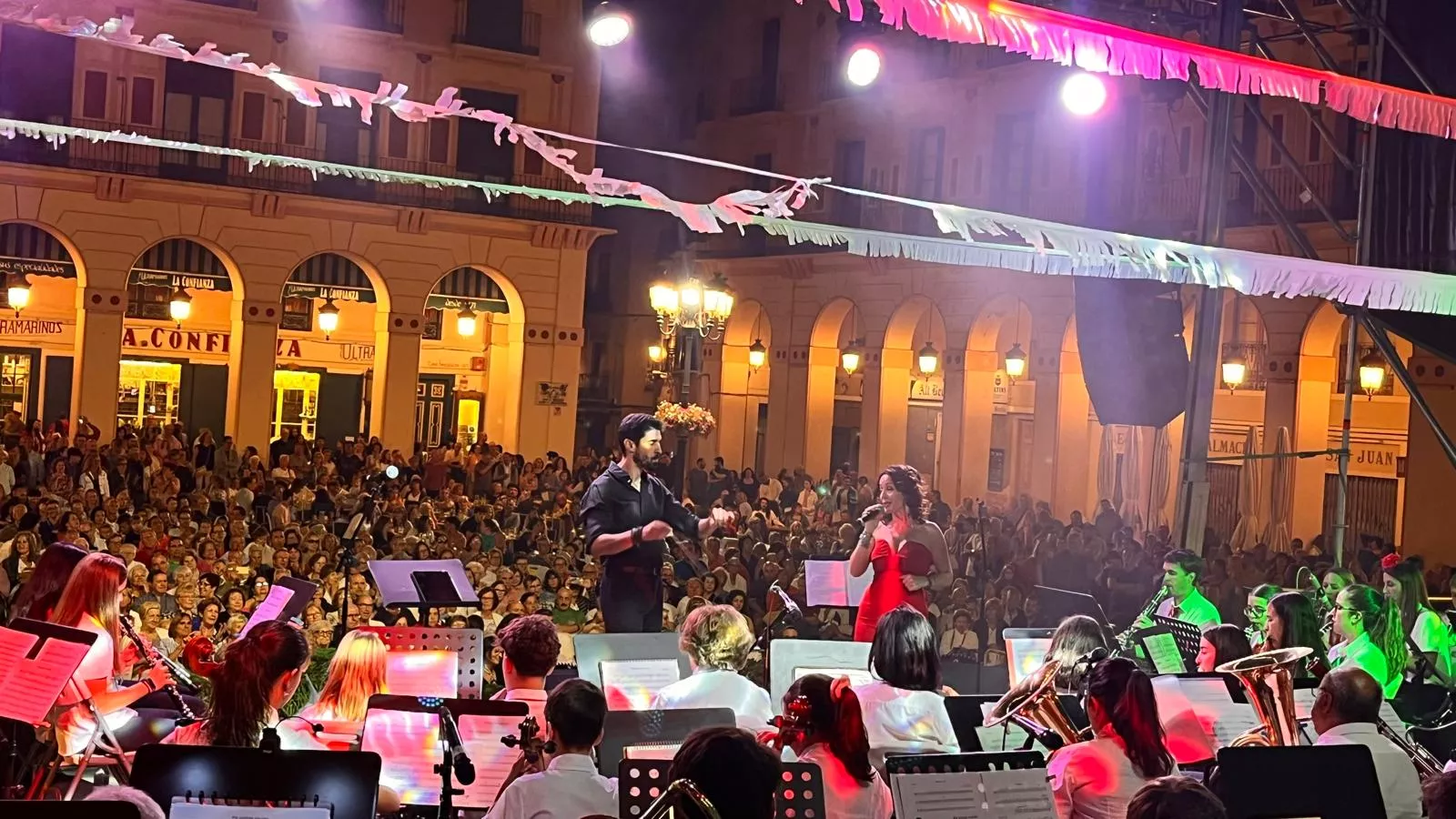Concierto solidario de la Banda de Música de Huesca. Foto Mercedes Manterola
