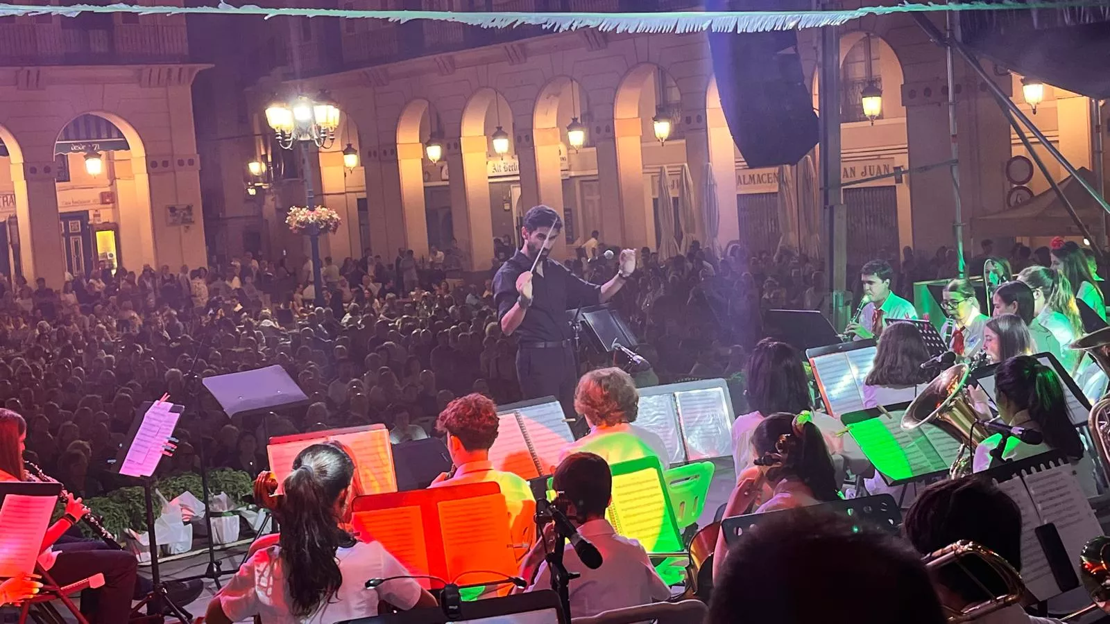 Concierto solidario de la Banda de Música de Huesca. Foto Mercedes Manterola