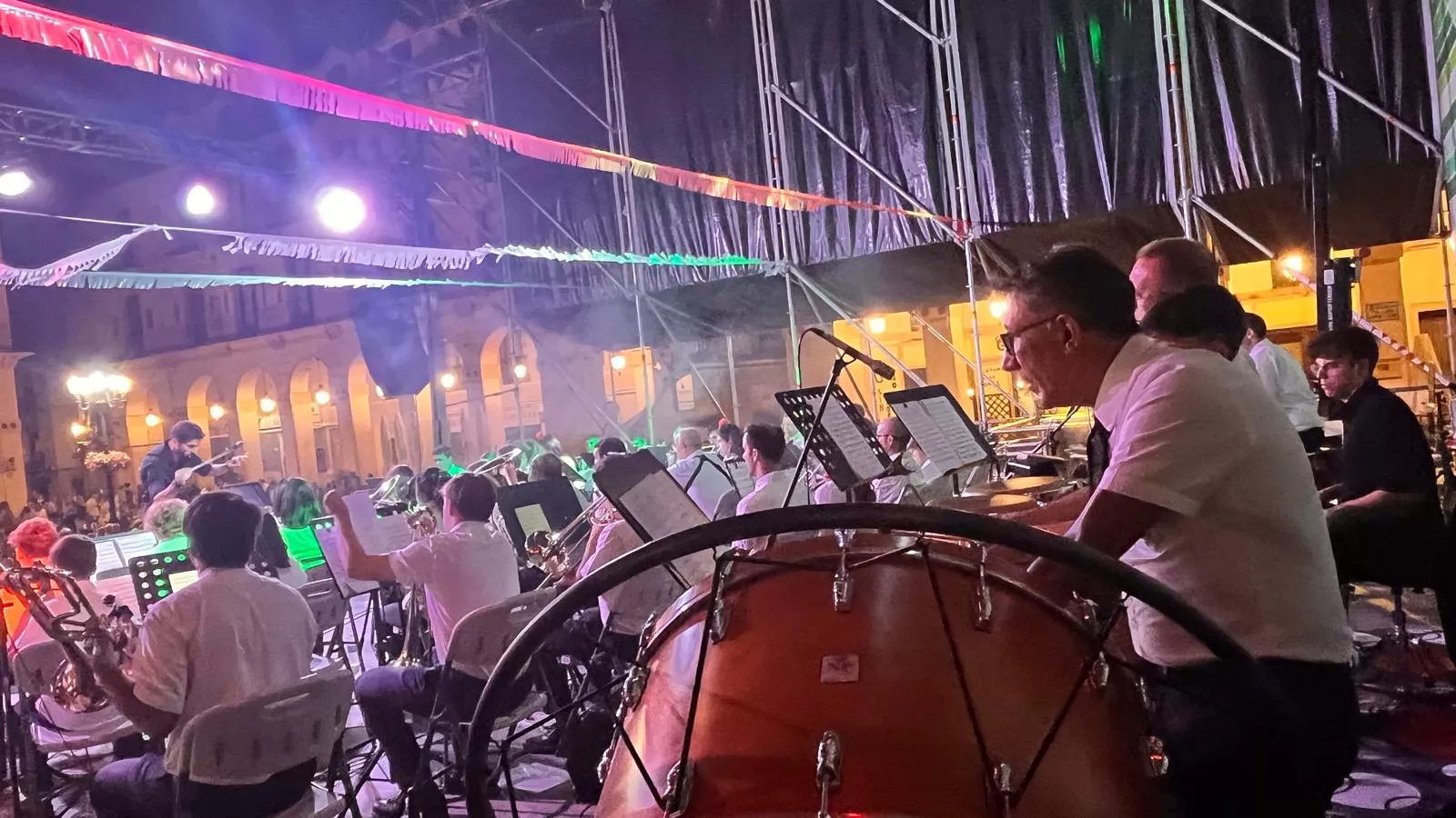 Concierto solidario de la Banda de Música de Huesca. Foto Mercedes Manterola