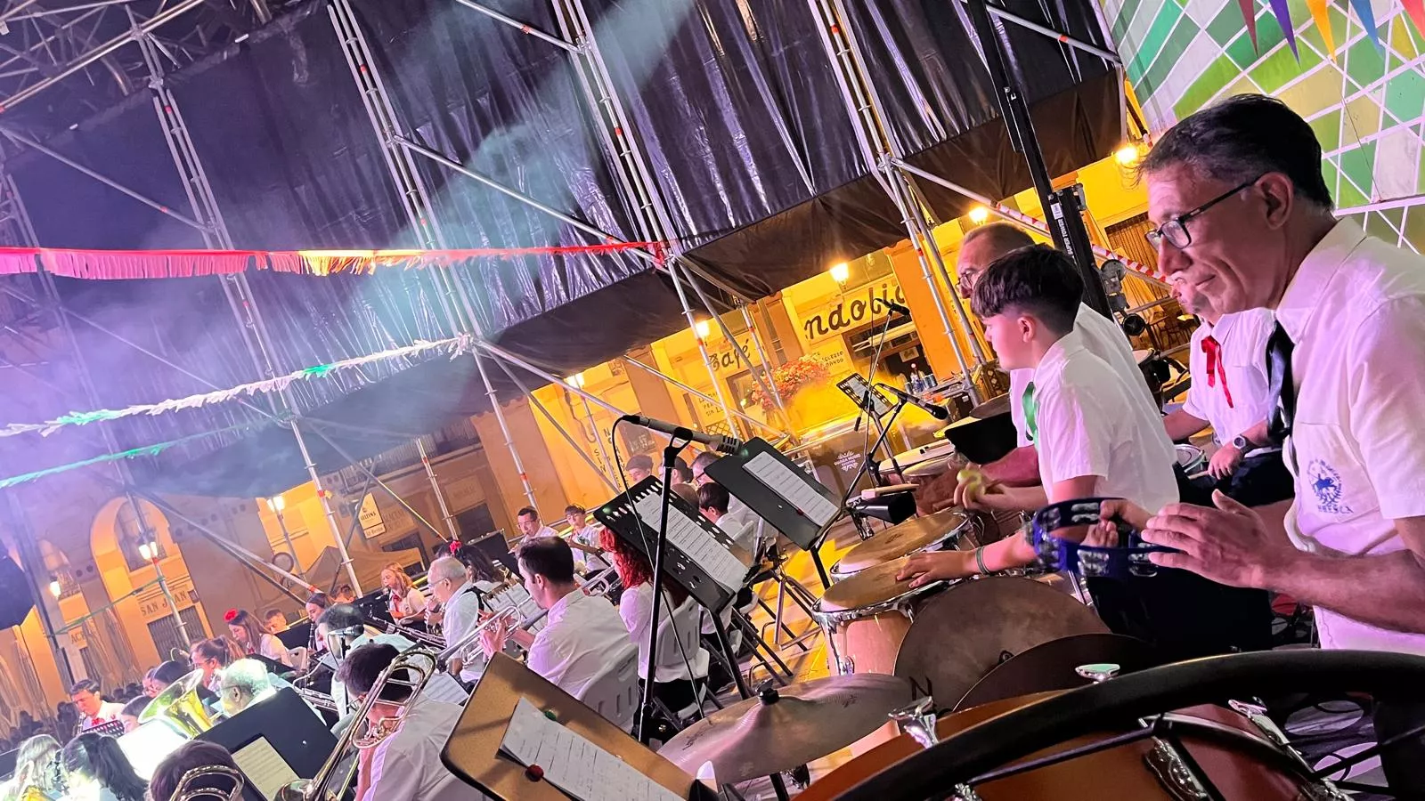 Concierto solidario de la Banda de Música de Huesca. Foto Mercedes Manterola