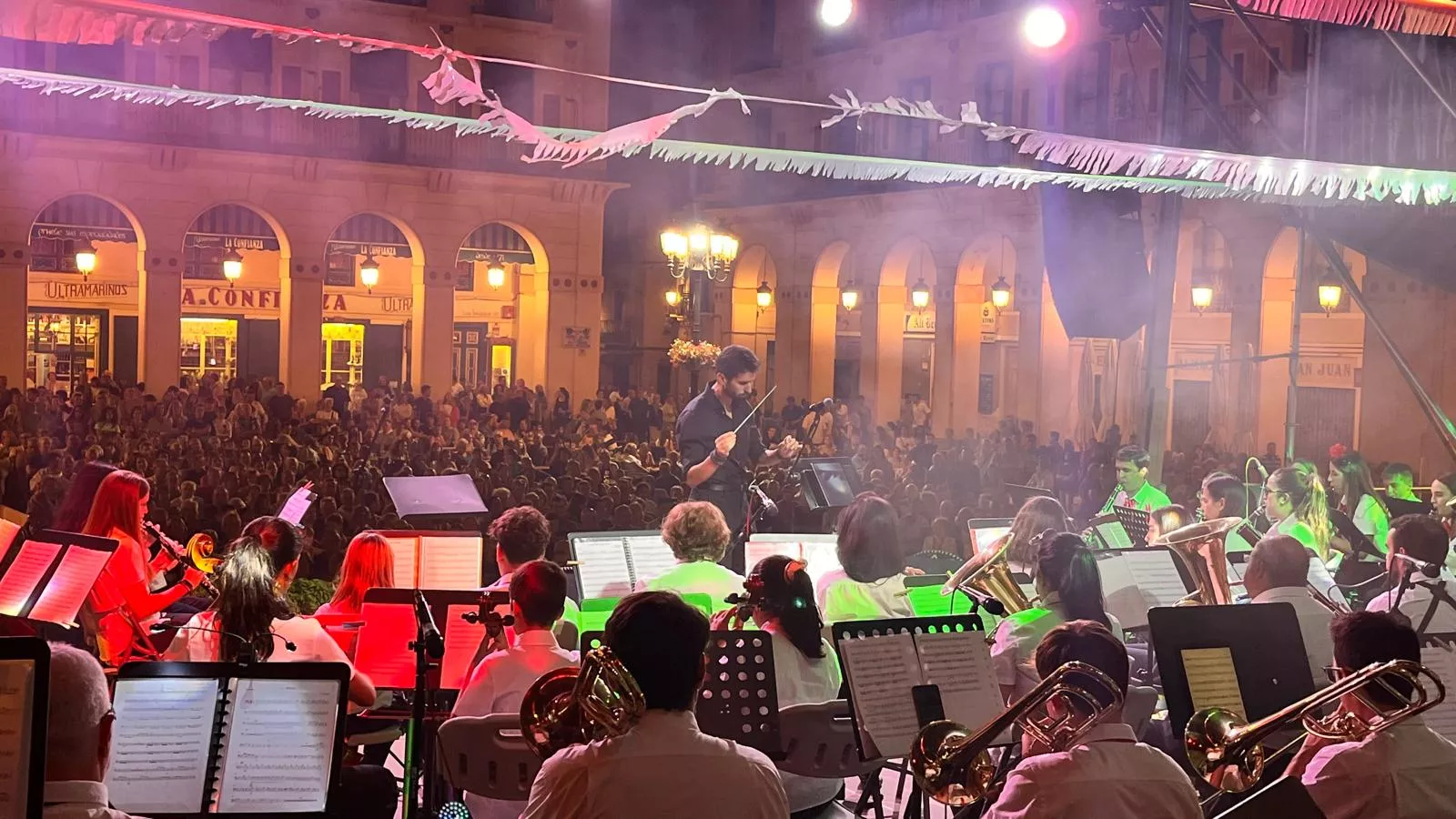 Concierto solidario de la Banda de Música de Huesca. Foto Mercedes Manterola