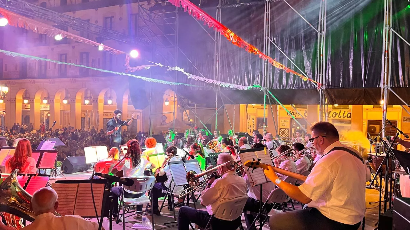 Concierto solidario de la Banda de Música de Huesca. Foto Mercedes Manterola