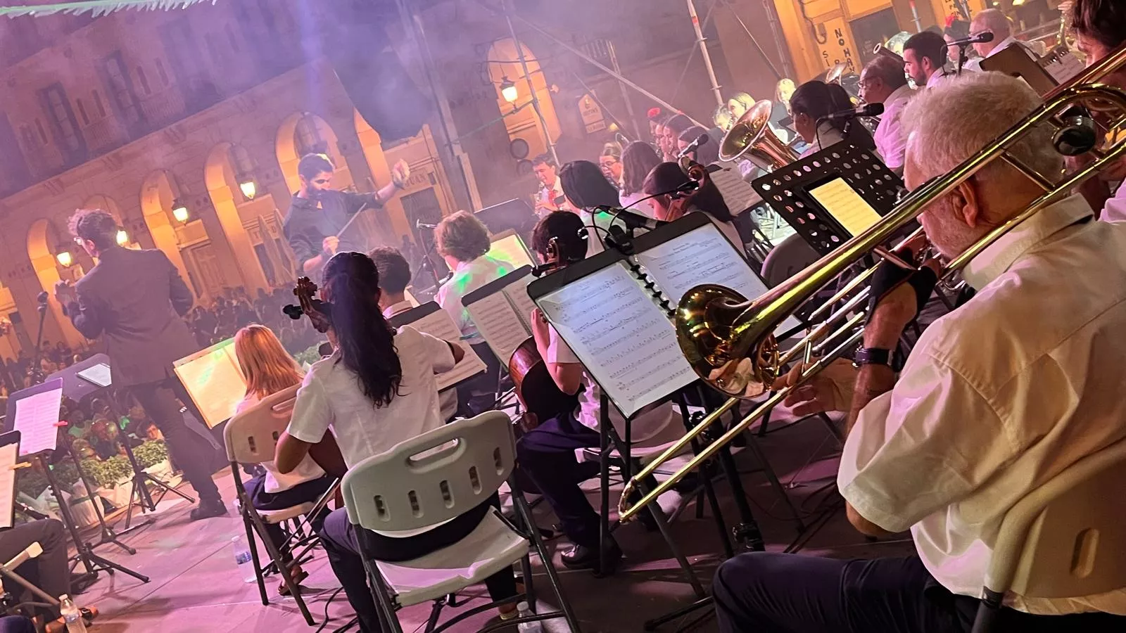 Concierto solidario de la Banda de Música de Huesca. Foto Mercedes Manterola