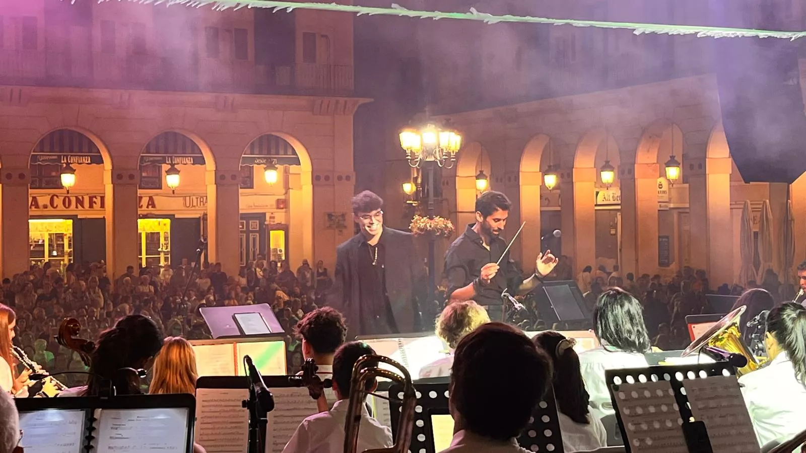 Concierto solidario de la Banda de Música de Huesca. Foto Mercedes Manterola