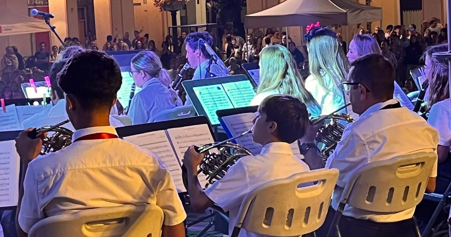 Concierto solidario de la Banda de Música de Huesca. Foto Mercedes Manterola