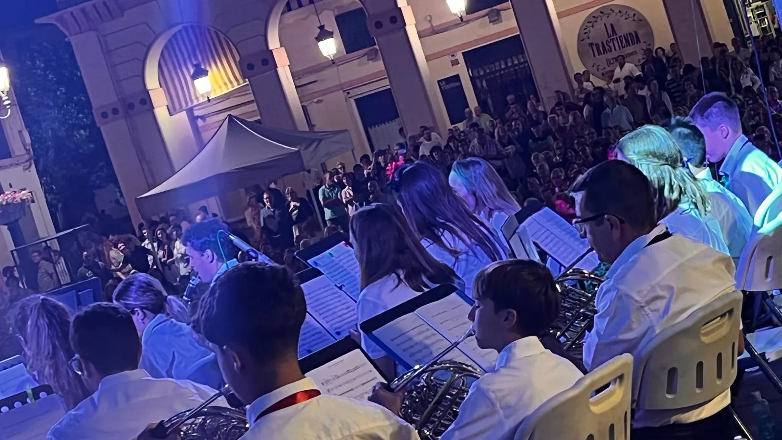 Concierto solidario de la Banda de Música de Huesca. Foto Mercedes Manterola