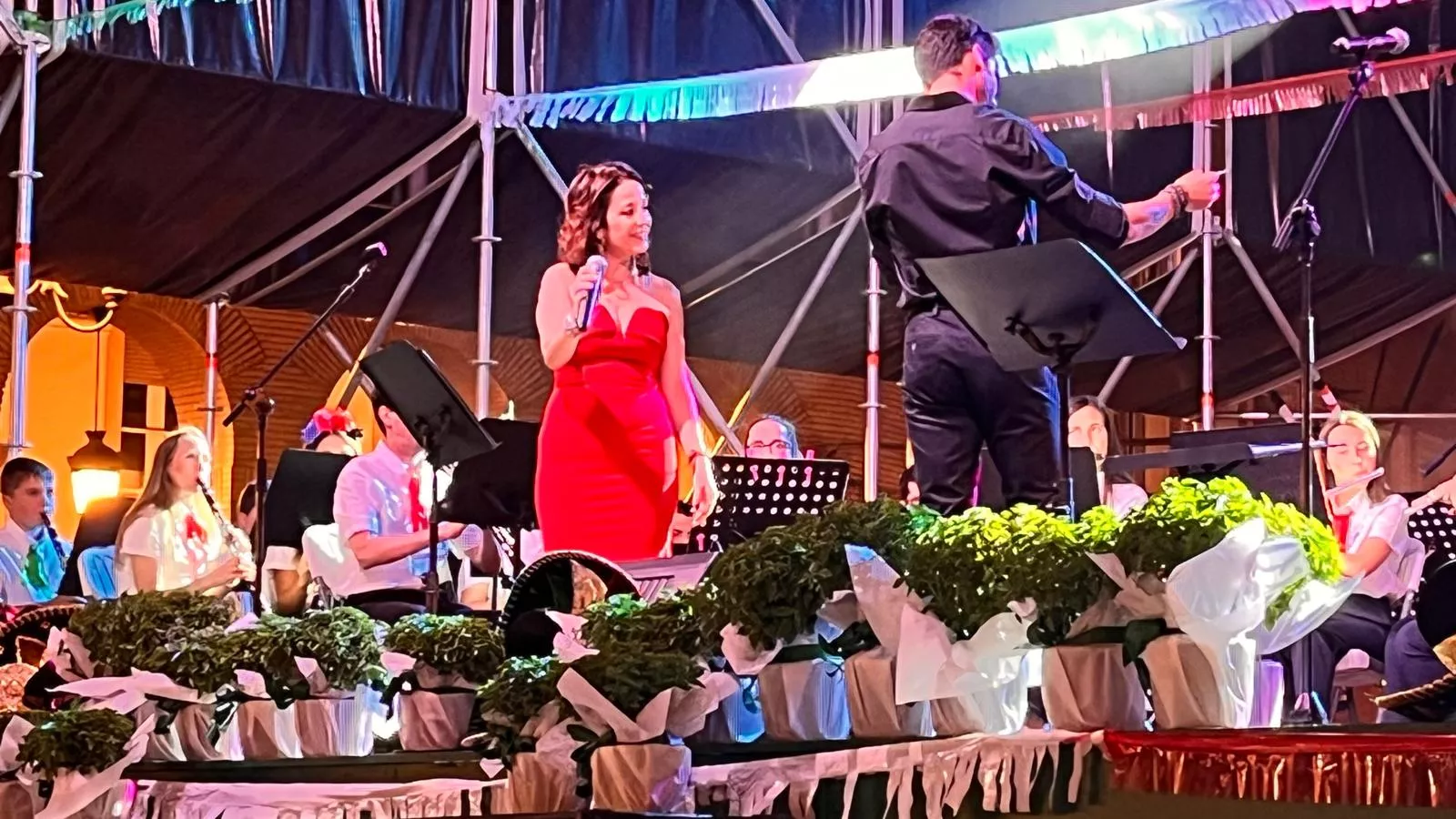 Concierto solidario de la Banda de Música de Huesca. Foto Mercedes Manterola