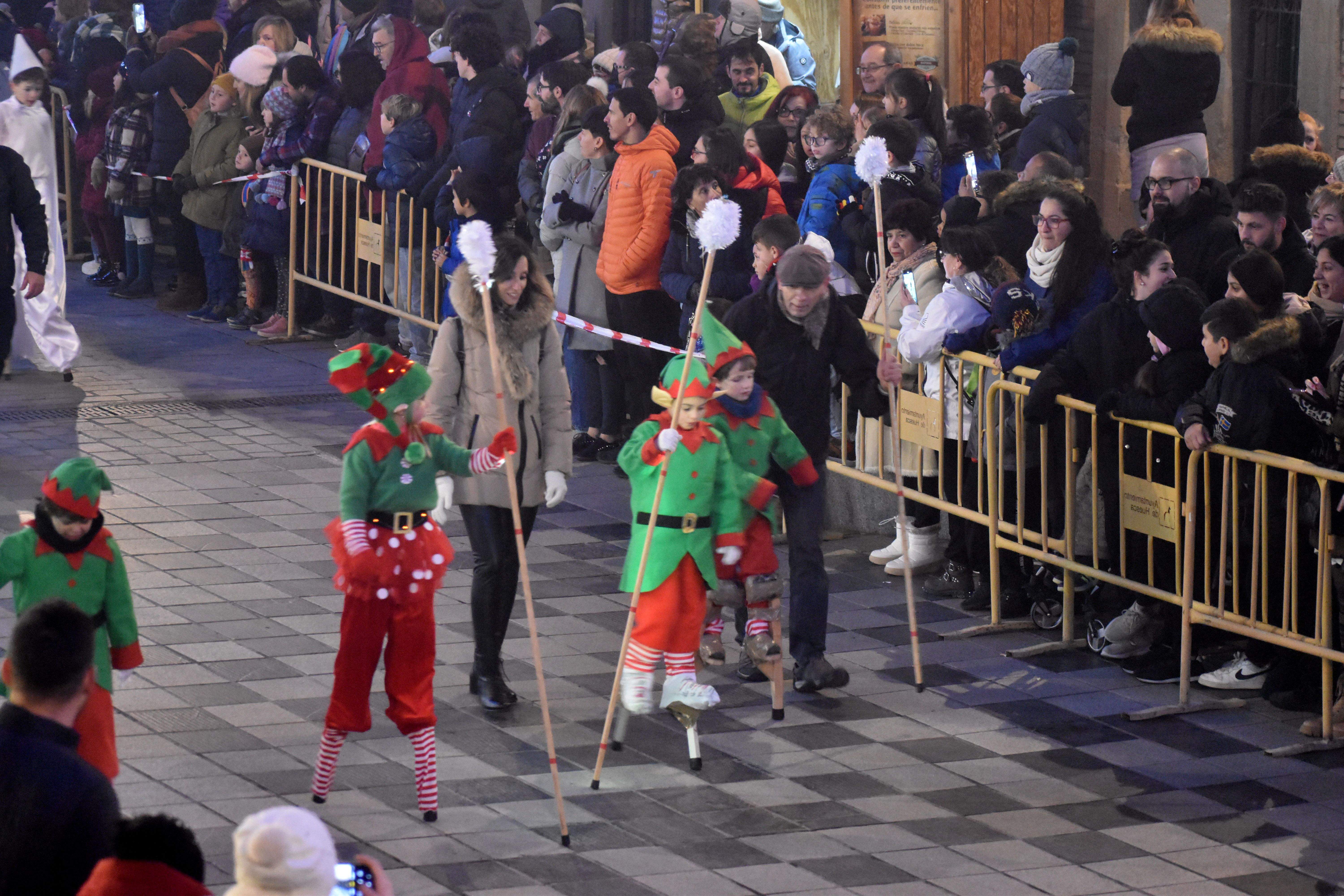 Cabalgata de los Reyes Magos de Oriente en Huesca. Foto Carlos Jalle