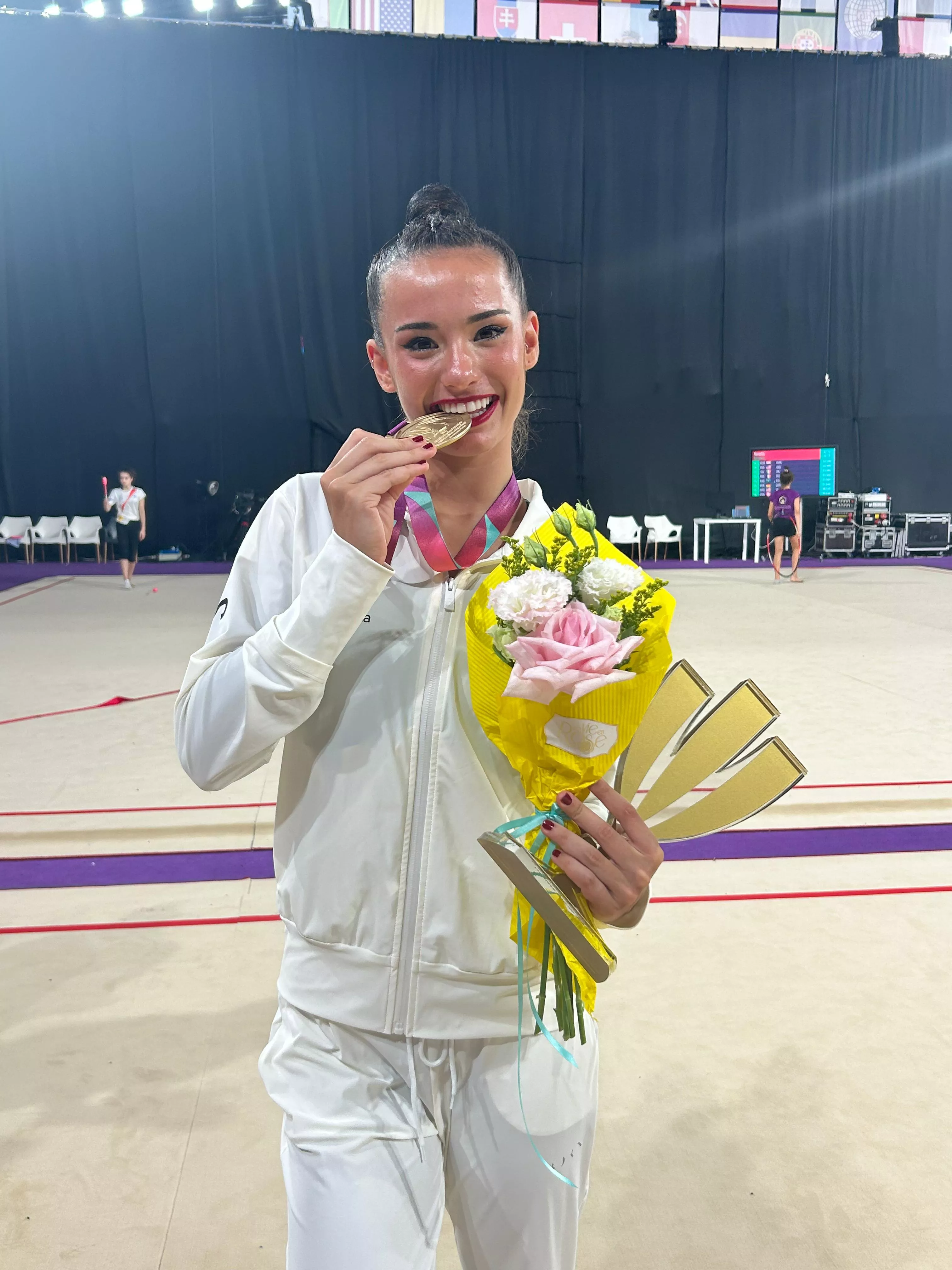 Inés Bergua con la mejor de sus sonrisas. Foto: RFEG