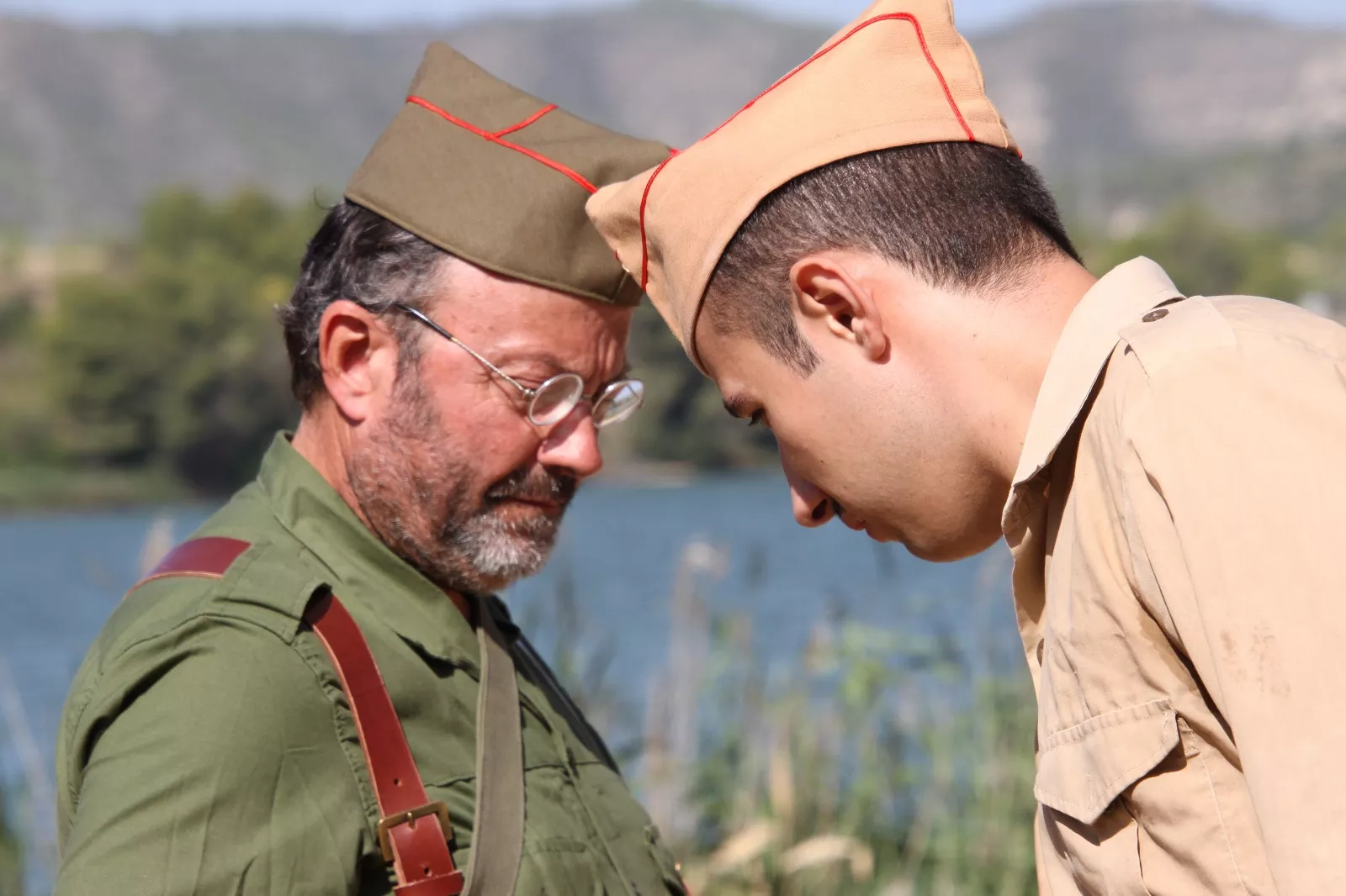 Recreación de la Batalla del Ebro de Fayón. Foto Carlos Neofato