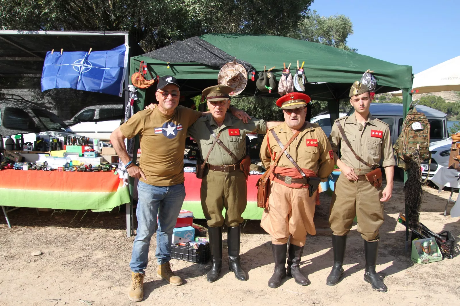 Recreación de la Batalla del Ebro de Fayón. Foto Carlos Neofato