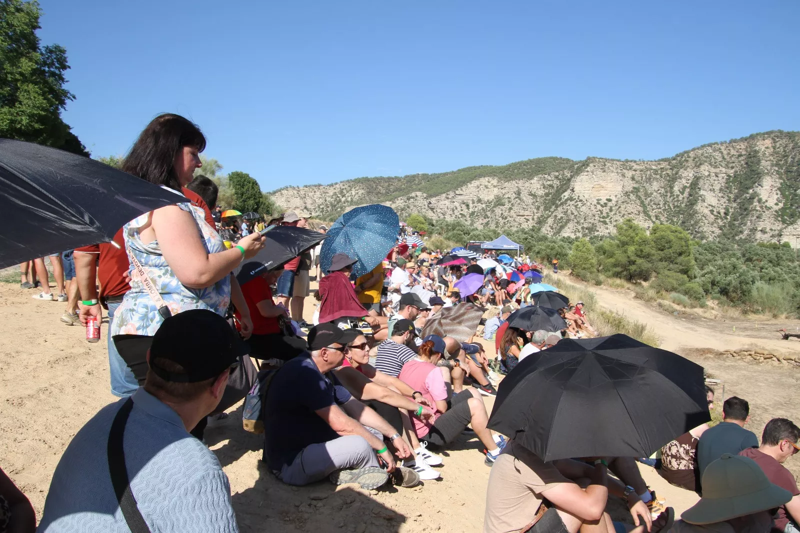 Recreación de la Batalla del Ebro de Fayón. Foto Carlos Neofato
