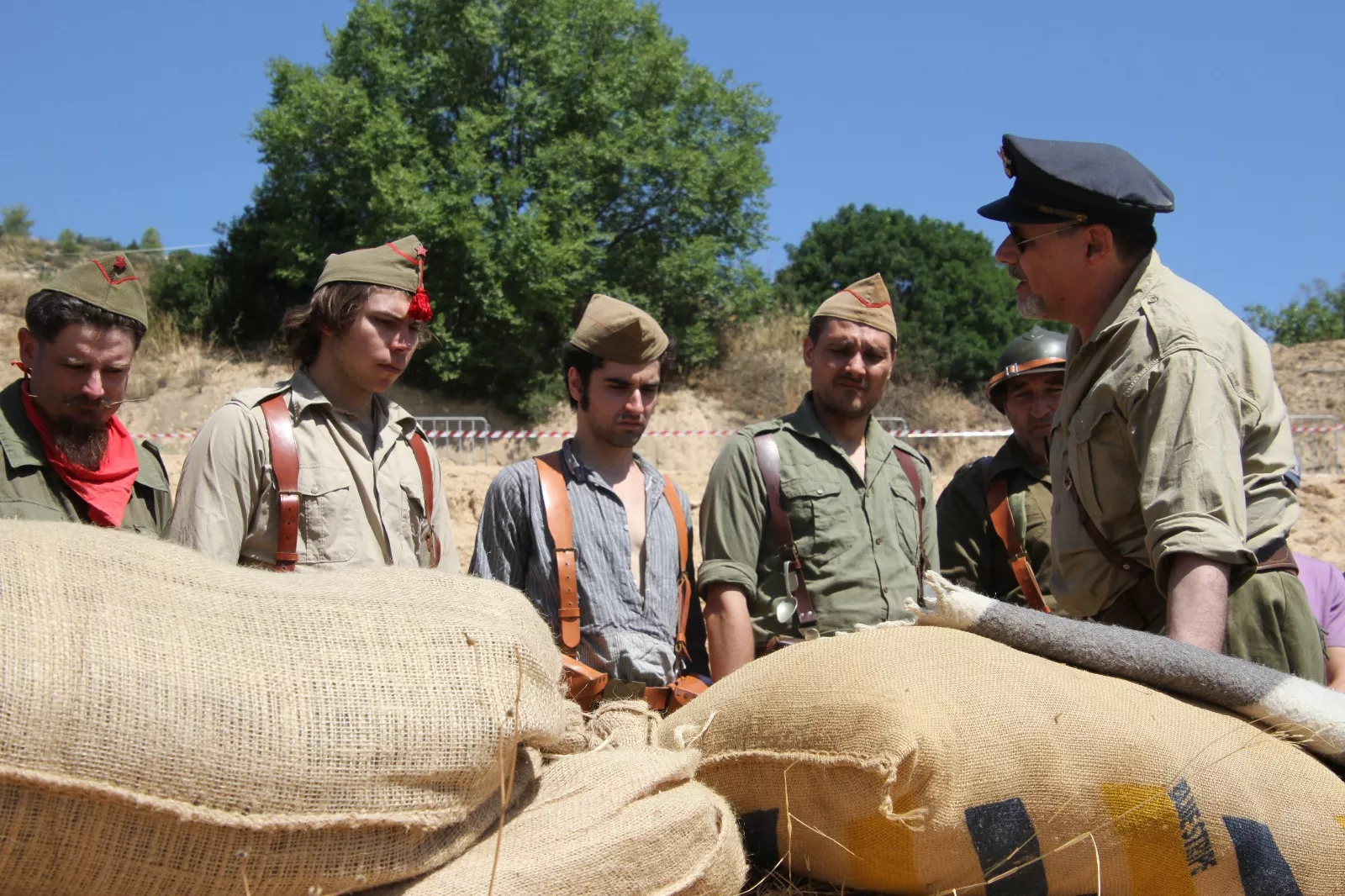 Recreación de la Batalla del Ebro de Fayón. Foto Carlos Neofato