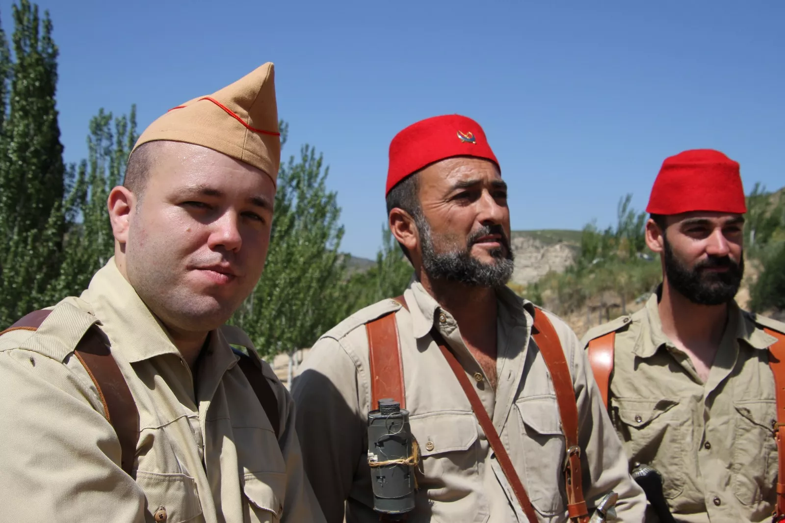 Recreación de la Batalla del Ebro de Fayón. Foto Carlos Neofato