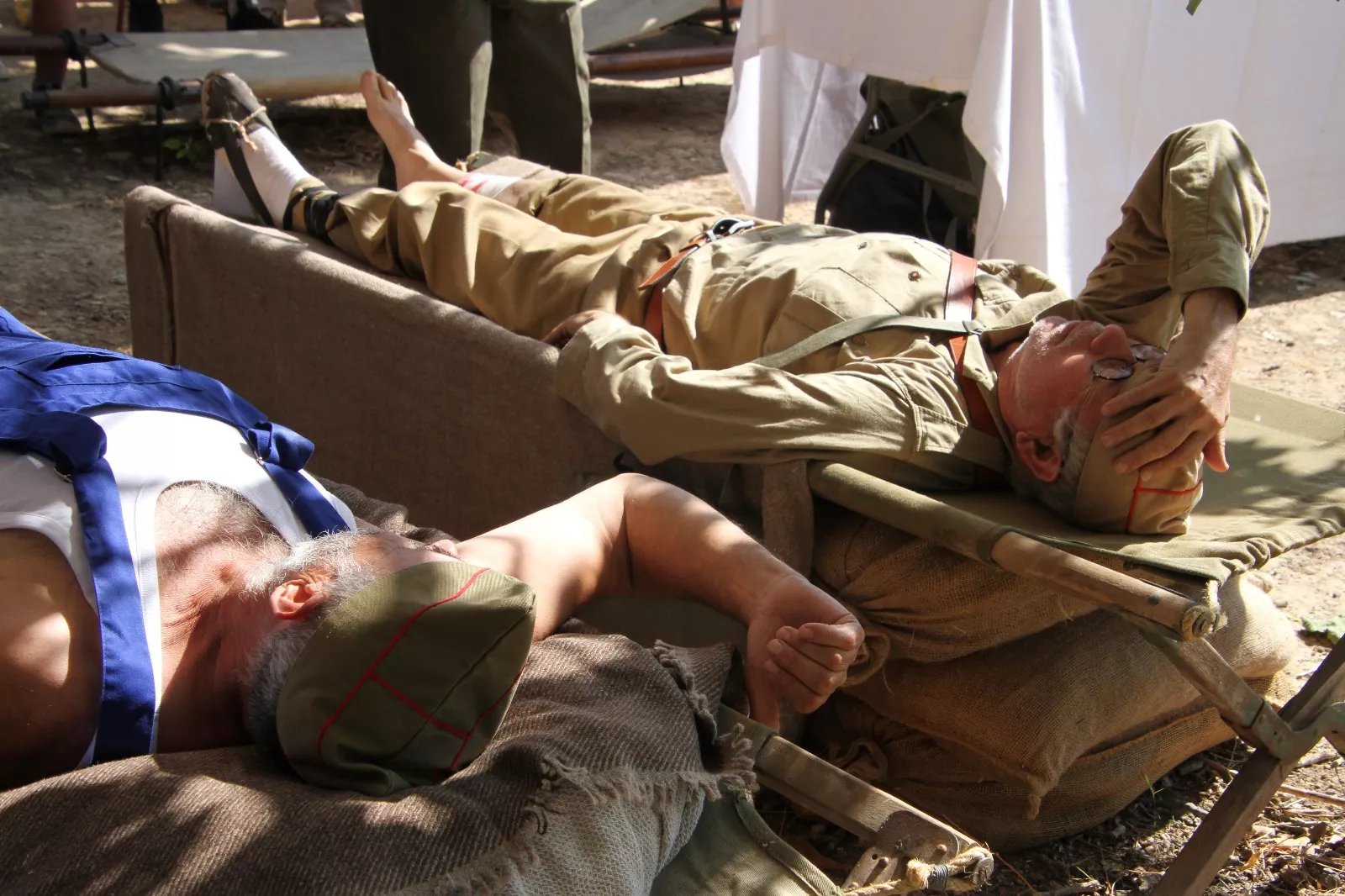 Recreación de la Batalla del Ebro de Fayón. Foto Carlos Neofato