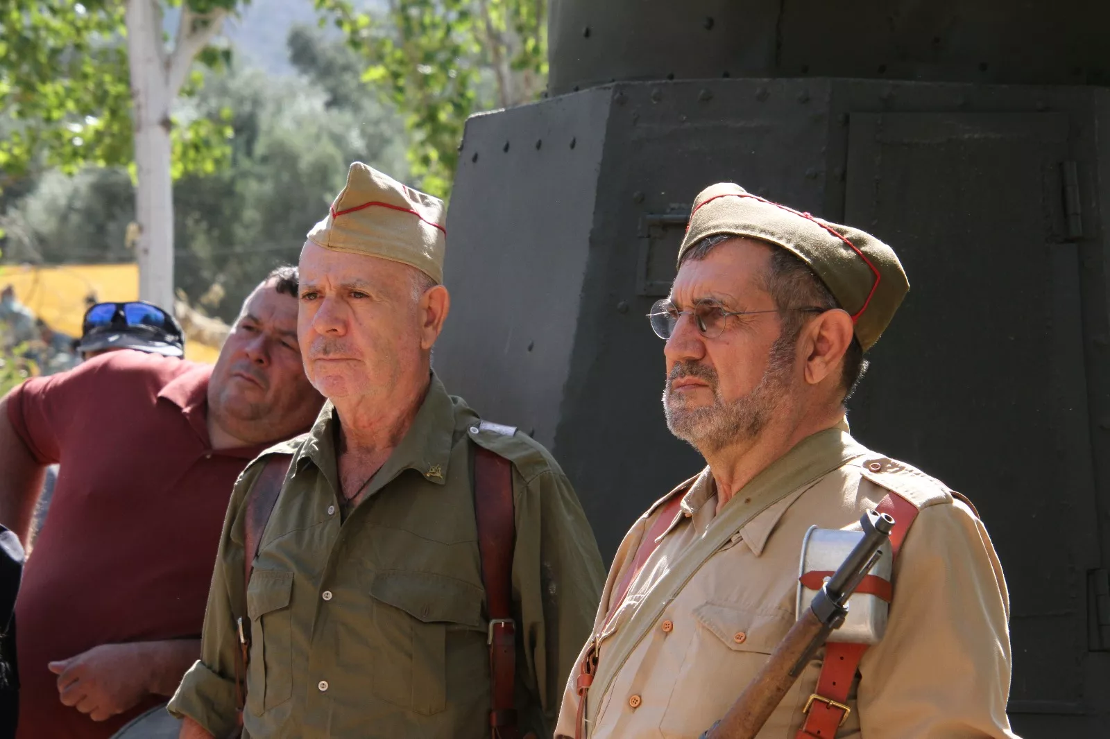 Recreación de la Batalla del Ebro de Fayón. Foto Carlos Neofato