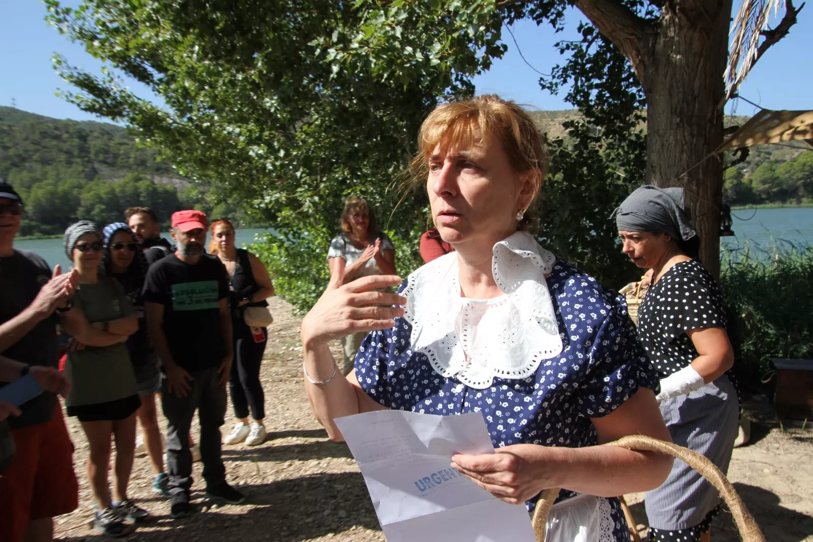 Recreación de la Batalla del Ebro de Fayón. Foto Carlos Neofato