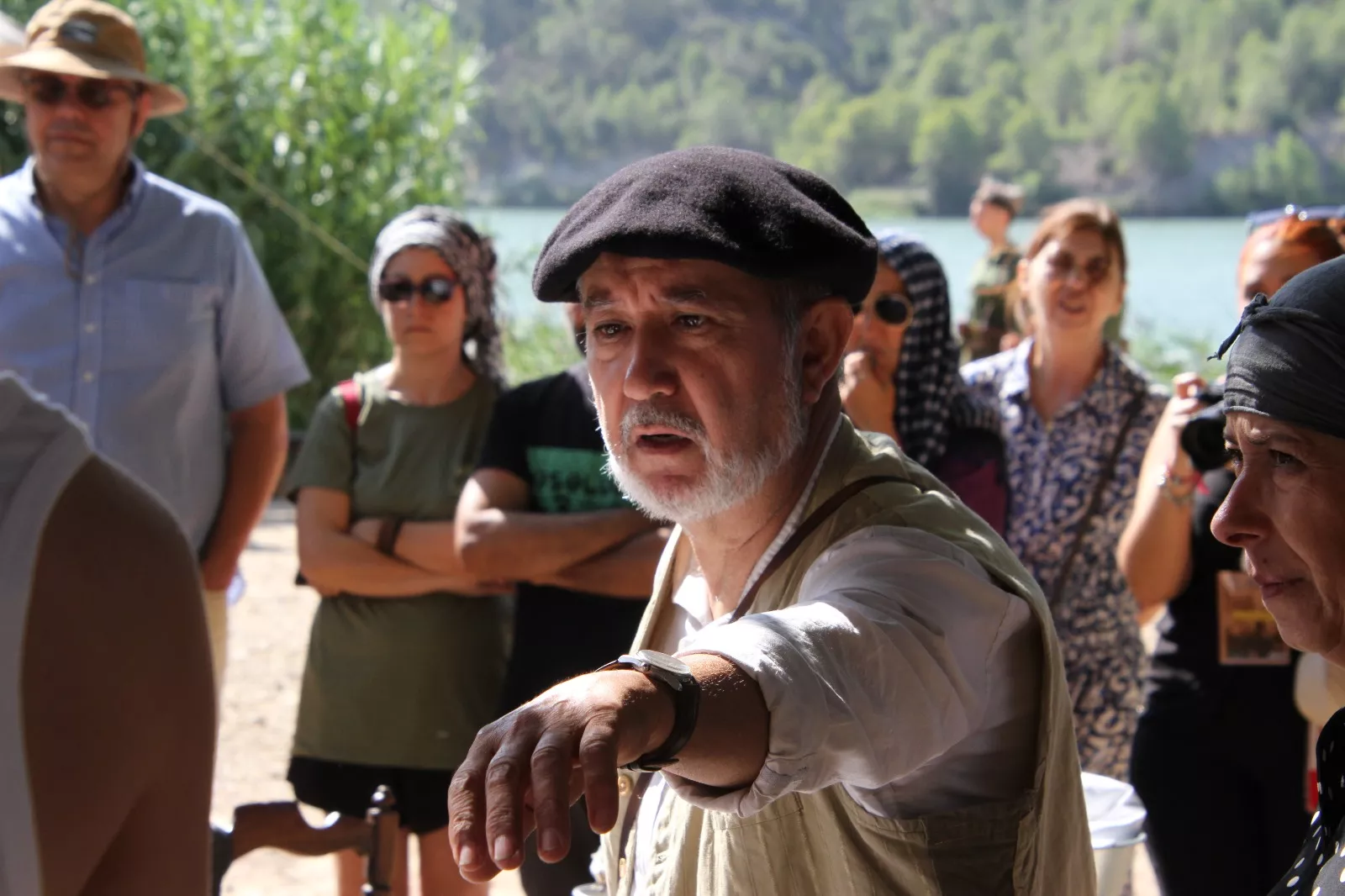Recreación de la Batalla del Ebro de Fayón. Foto Carlos Neofato