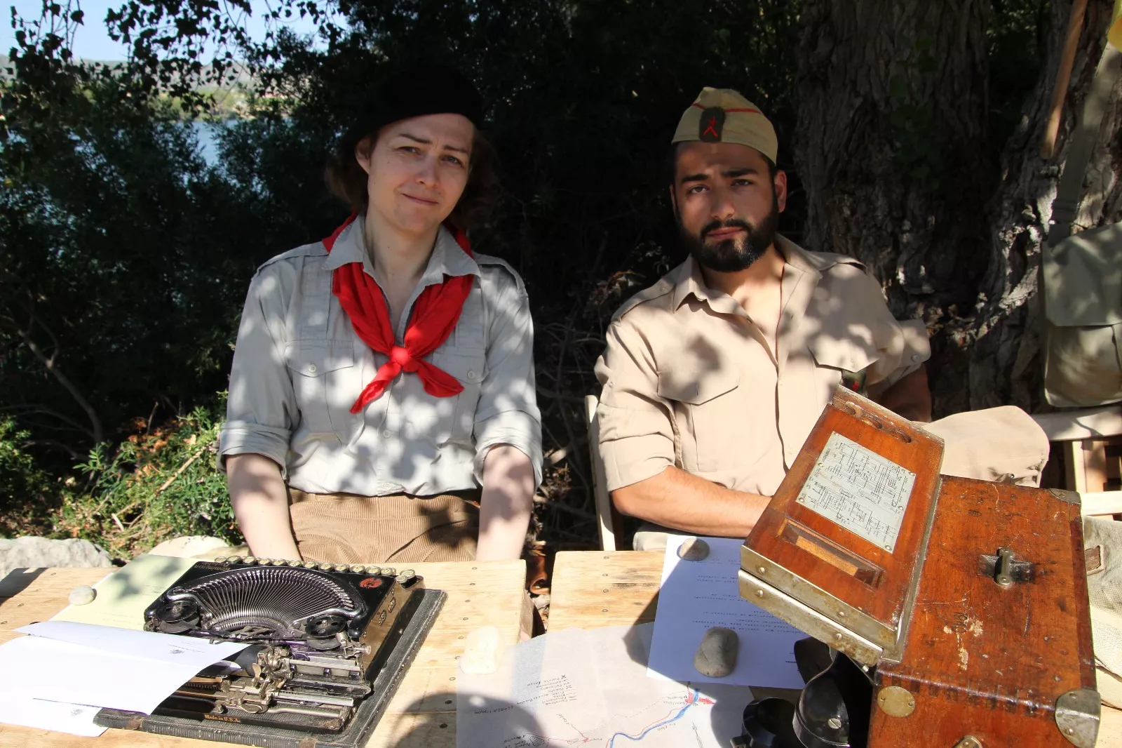 Recreación de la Batalla del Ebro de Fayón. Foto Carlos Neofato