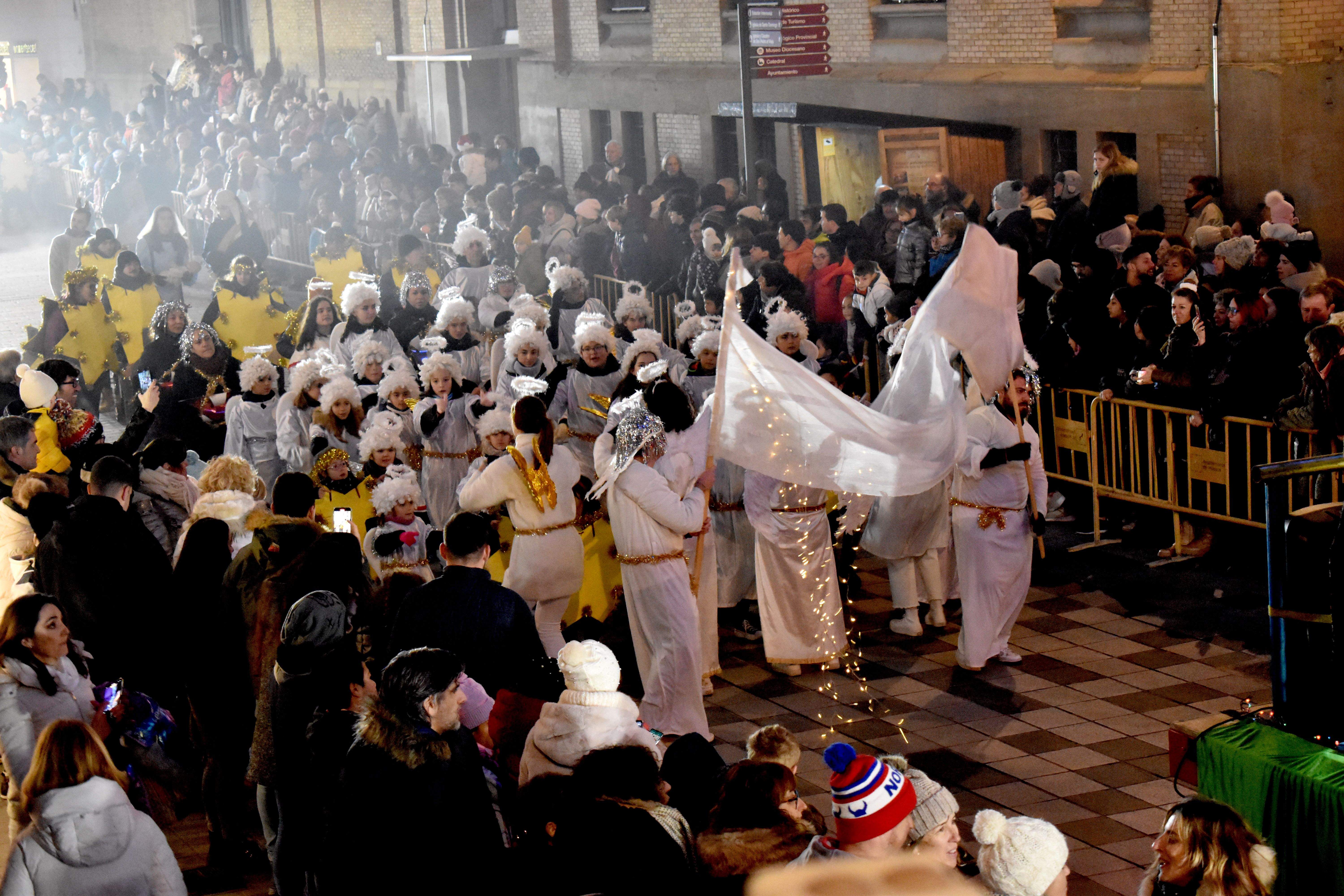 Cabalgata de los Reyes Magos de Oriente en Huesca. Foto Carlos Jalle