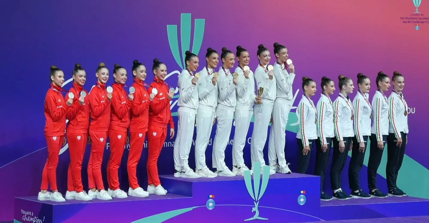 En el podio del mixto