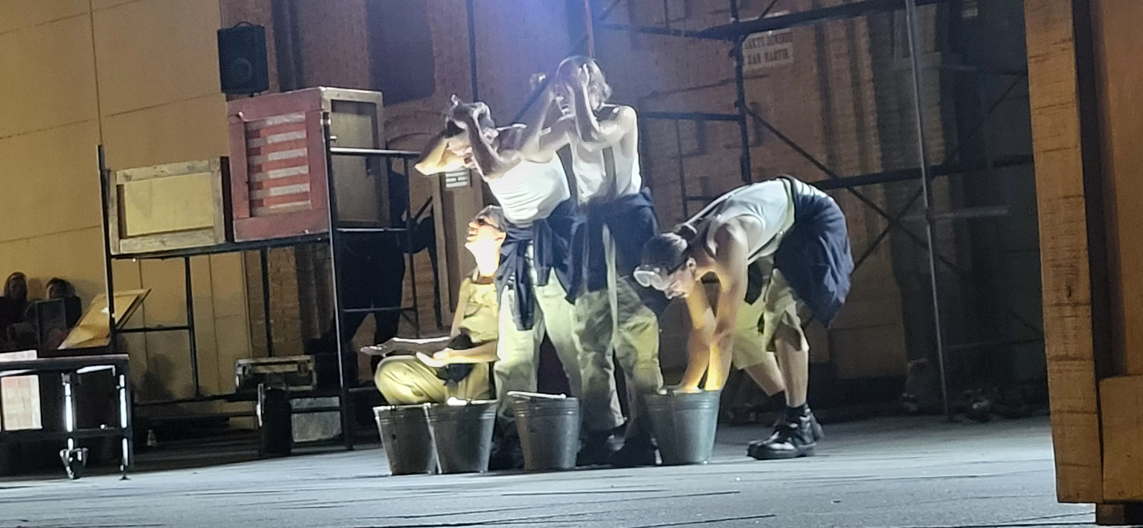 Espectáculo L’Avalot en el prelaurentis de Huesca. Foto Mercedes Manterola