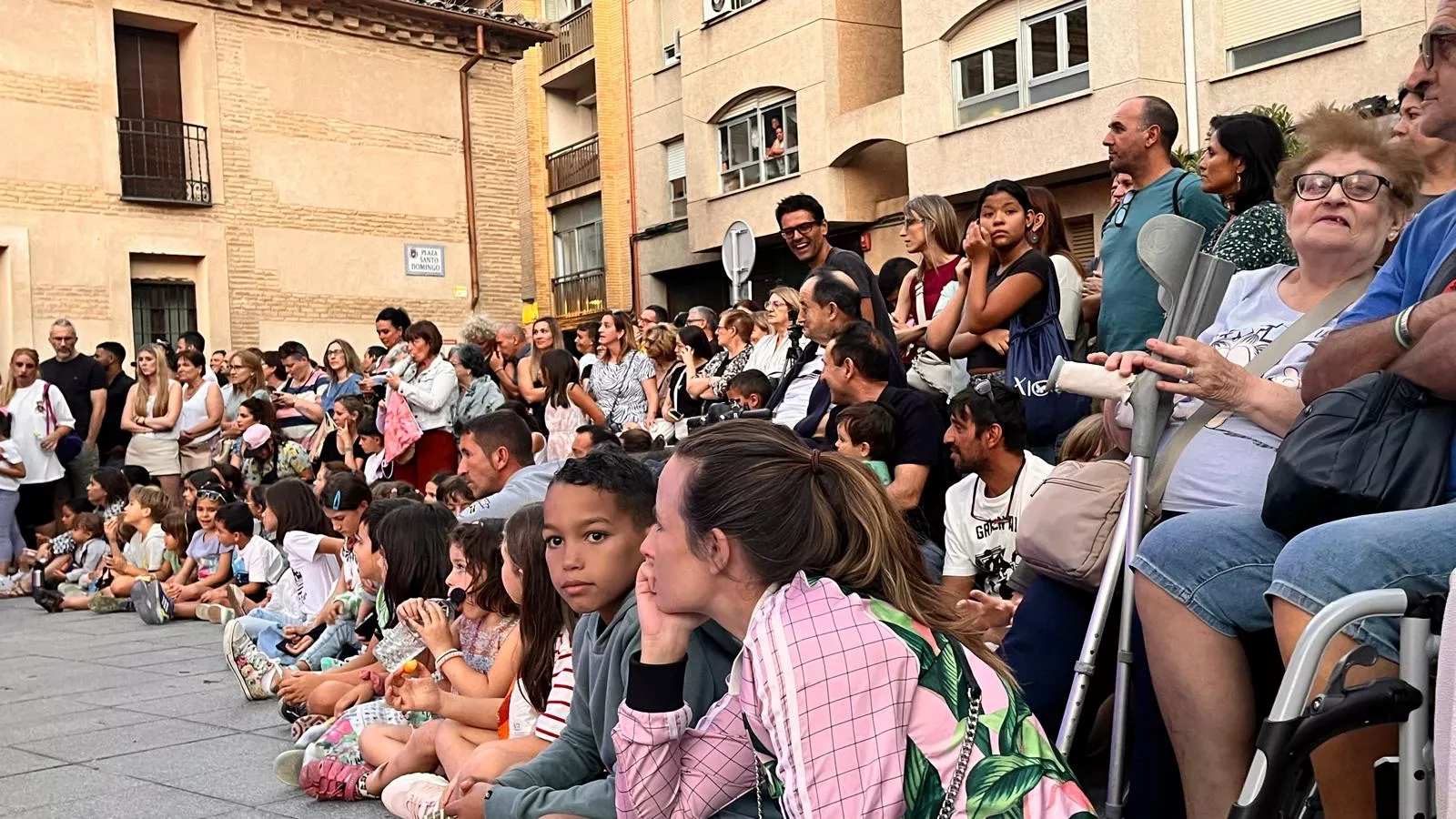 Espectáculo L’Avalot en el prelaurentis de Huesca. Foto Mercedes Manterola