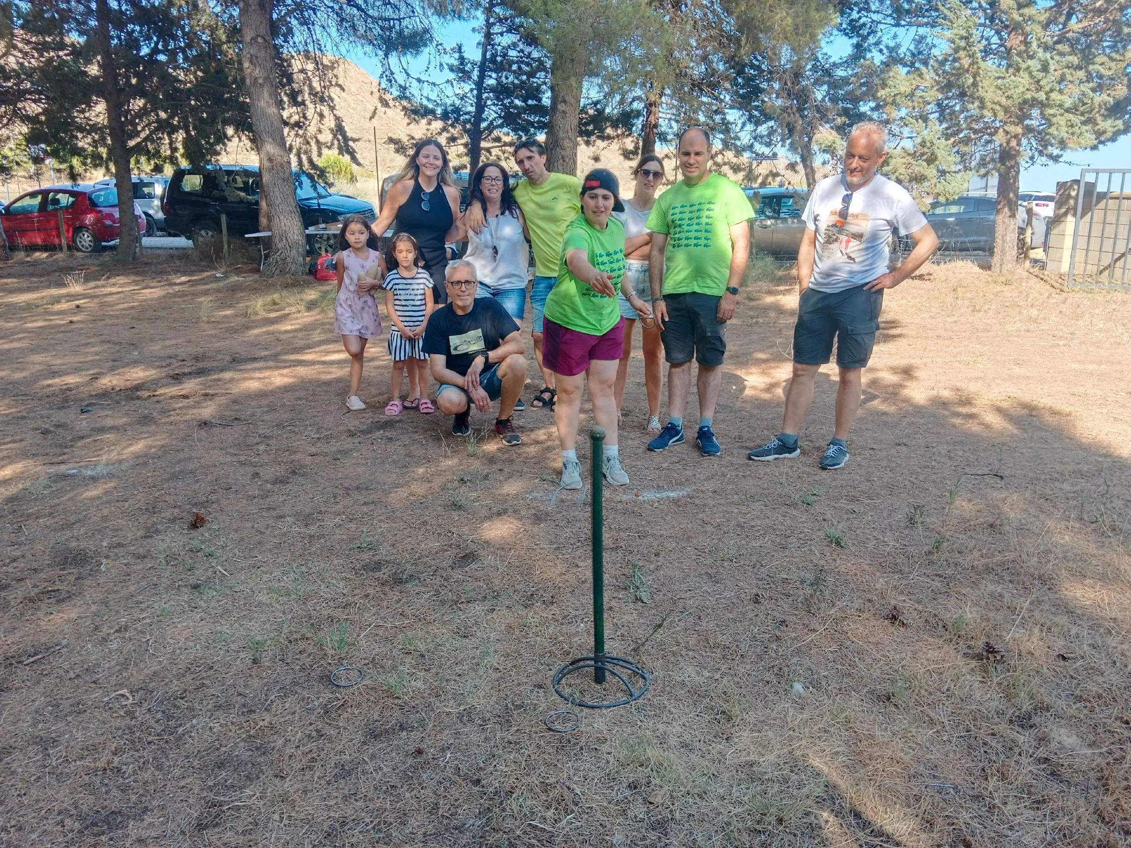 Juegos en Quicena, anillas.
