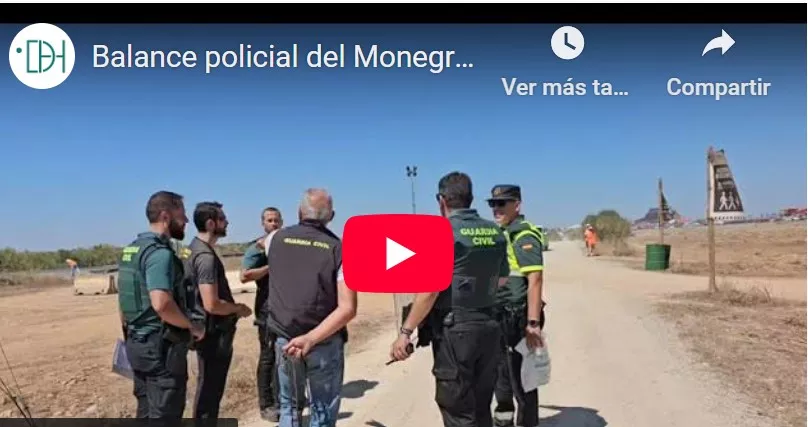 Balance policial del Monegros Desert 2025