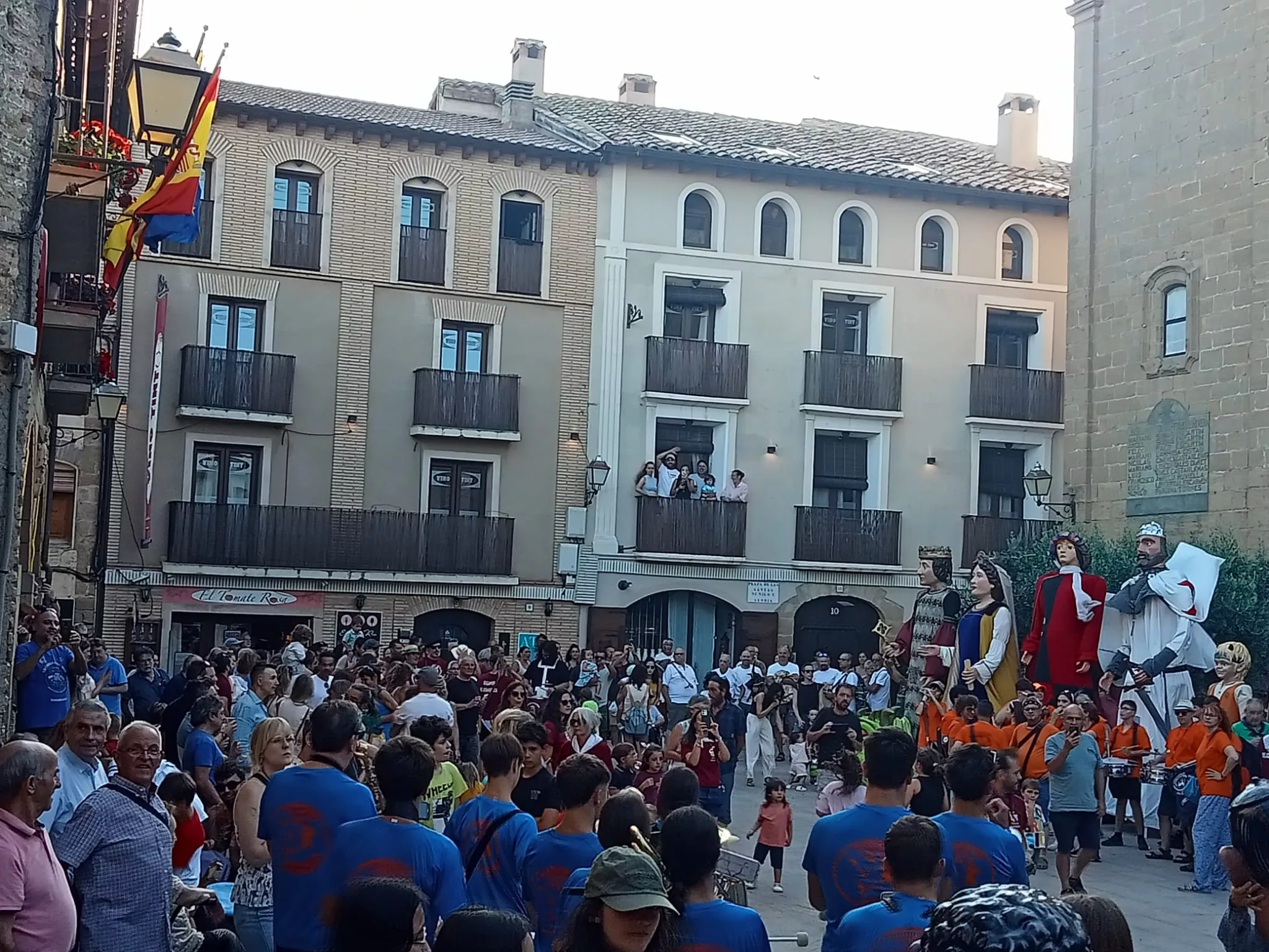 Segundo Encuentro de GIgantes de Adahuesca.