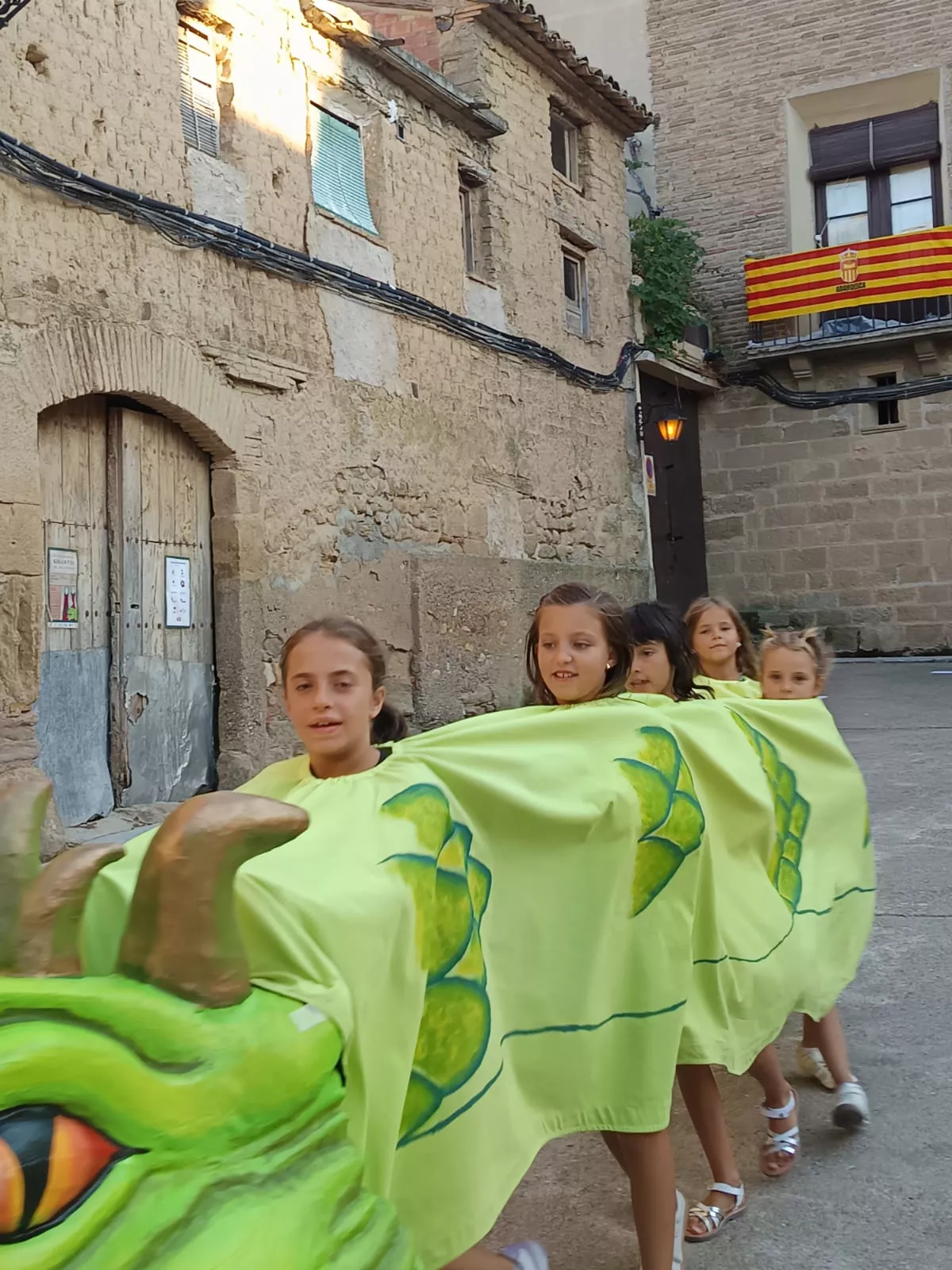Segundo Encuentro de GIgantes de Adahuesca.