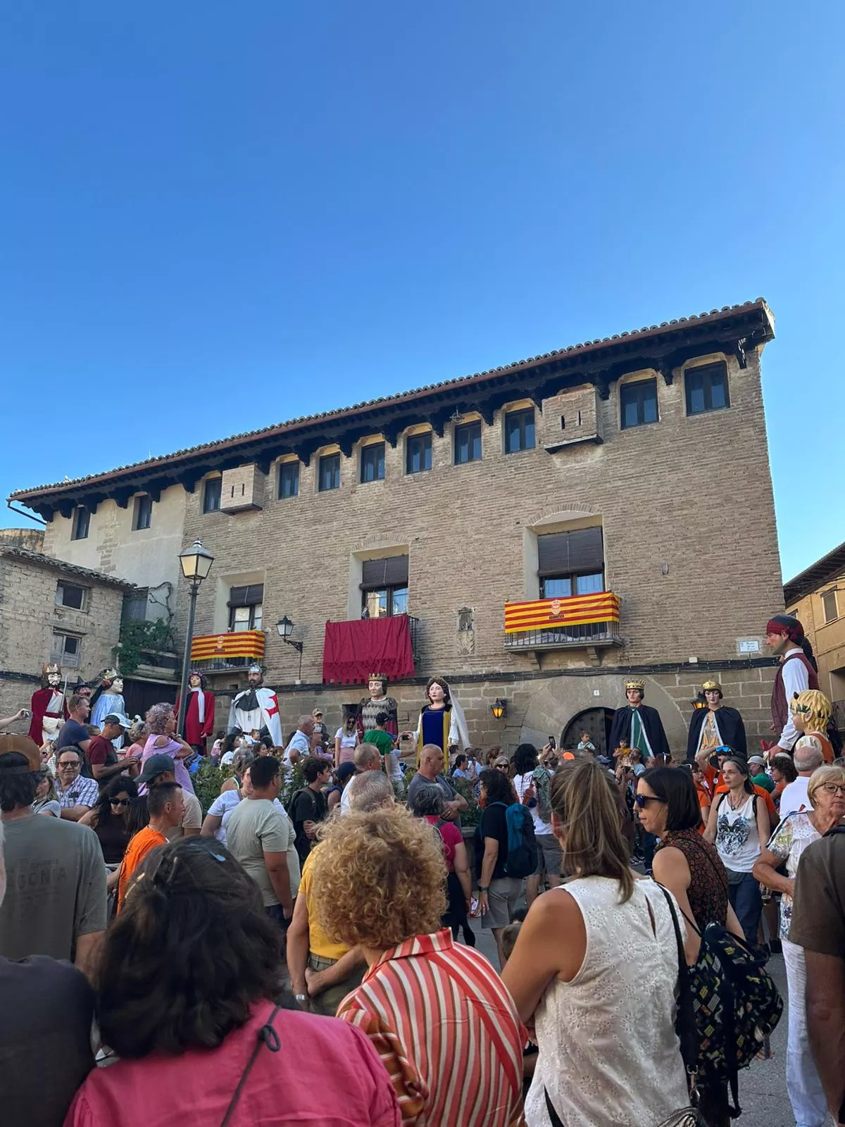 Segundo Encuentro de GIgantes de Adahuesca.