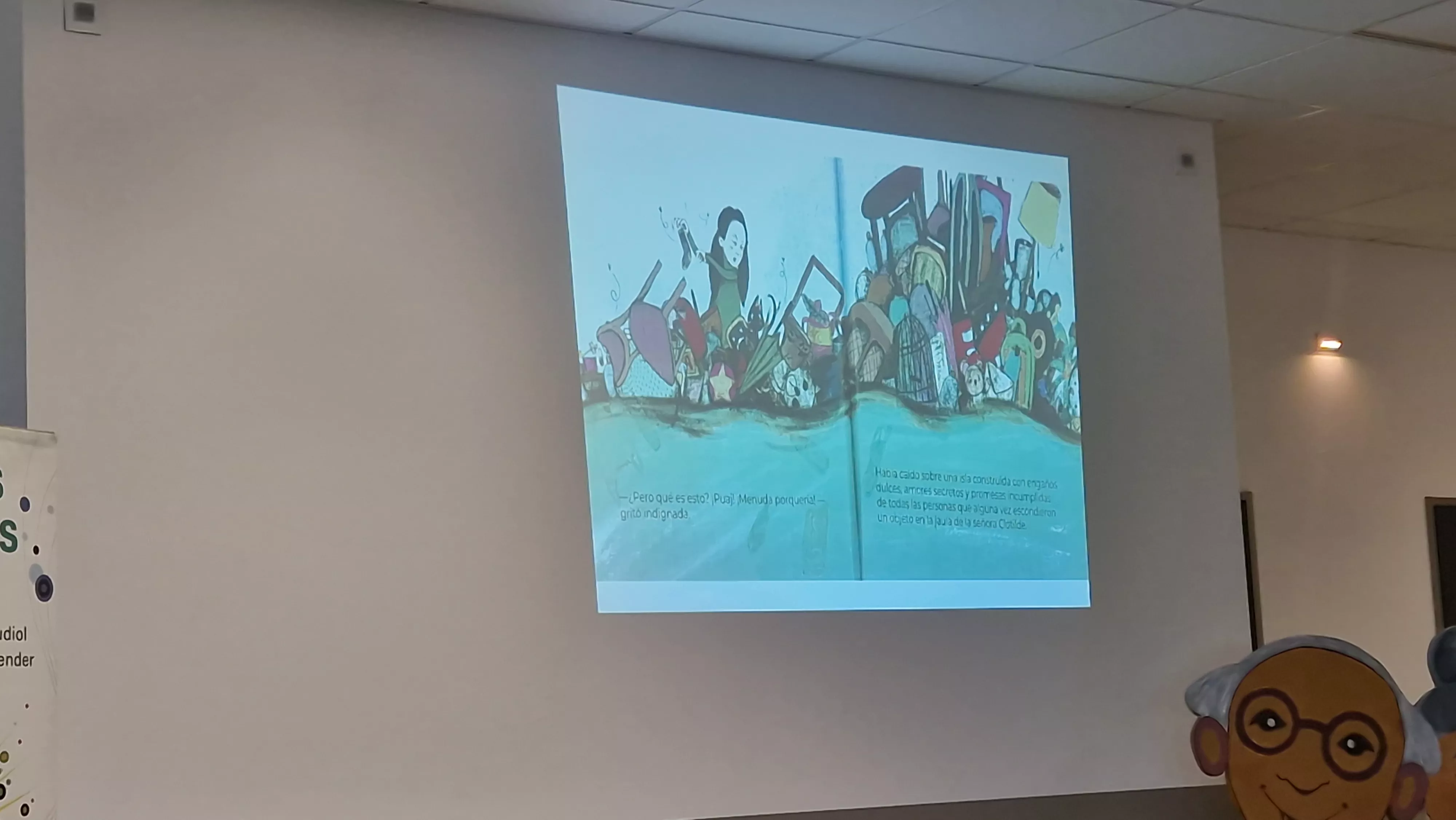 Día de las abuelas y abuelos en la residencia Rey Ardid con las Bibliotecas Municipales. Foto Myriam Martínez