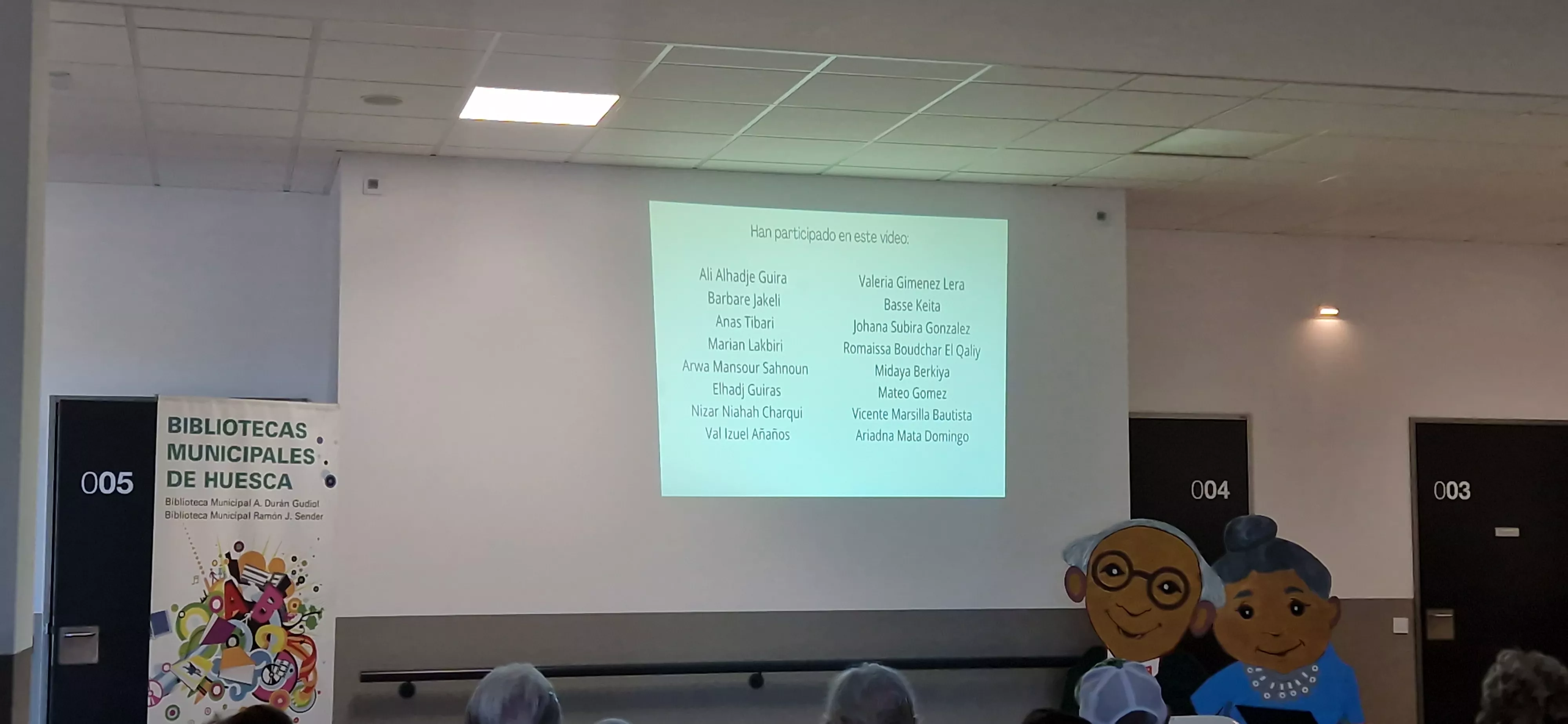 Día de las abuelas y abuelos en la residencia Rey Ardid con las Bibliotecas Municipales. Foto Myriam Martínez