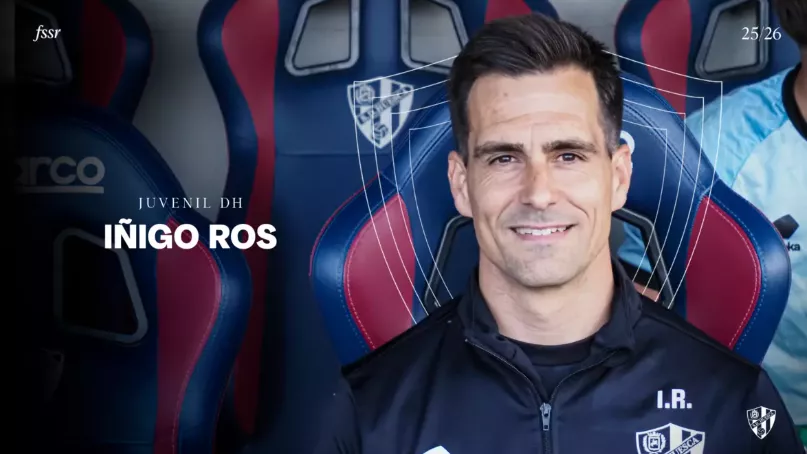 Íñigo Ros seguirá en el Huesca y dirigirá al Juvenil División de Honor
