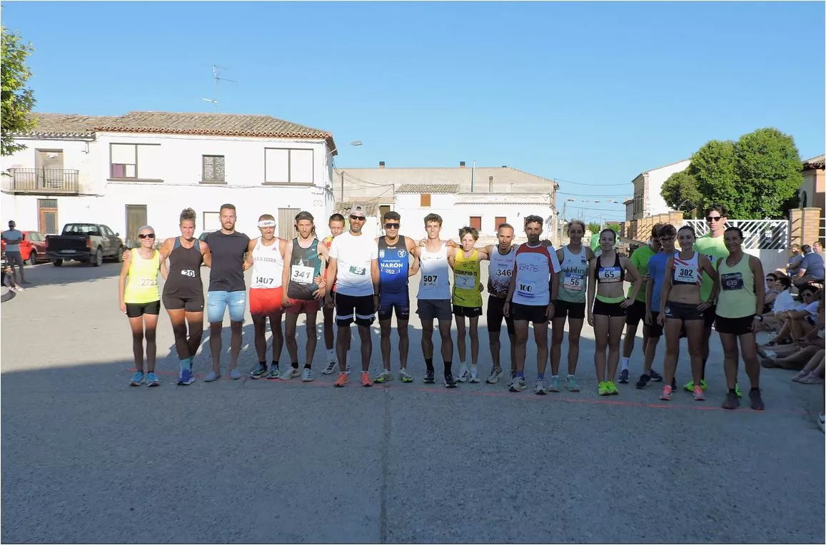 Castejón de Monegros. Participantes de la carrera Absoluta