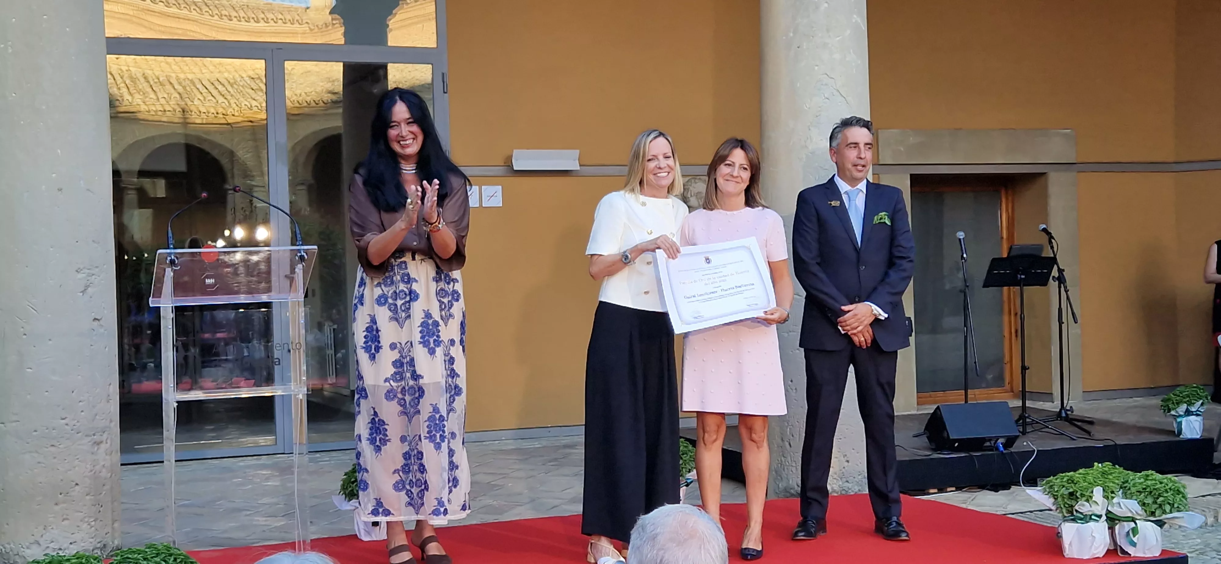 Entrega de la Parrilla de Oro a la Huerta Barbereta. Foto Myriam Martínez