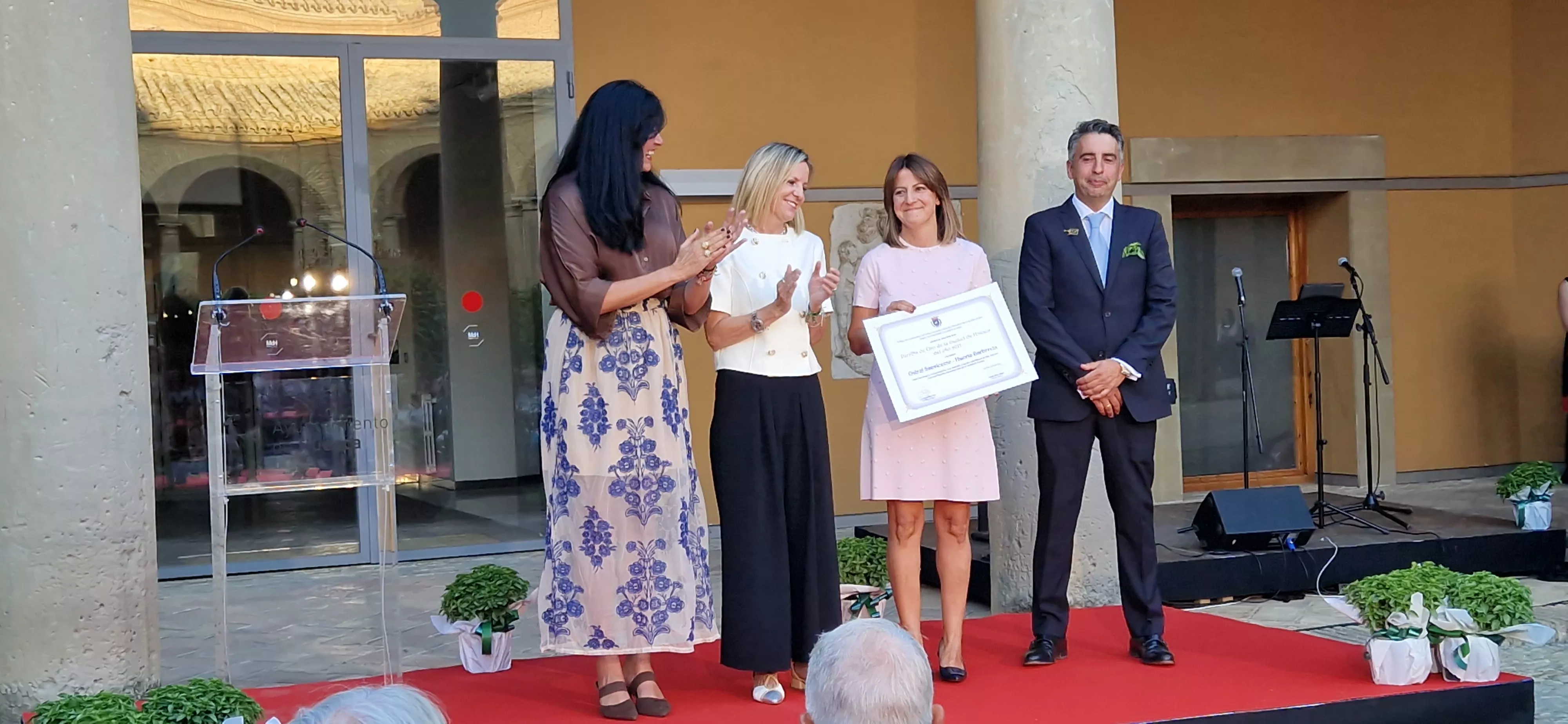 Entrega de la Parrilla de Oro a la Huerta Barbereta. Foto Myriam Martínez