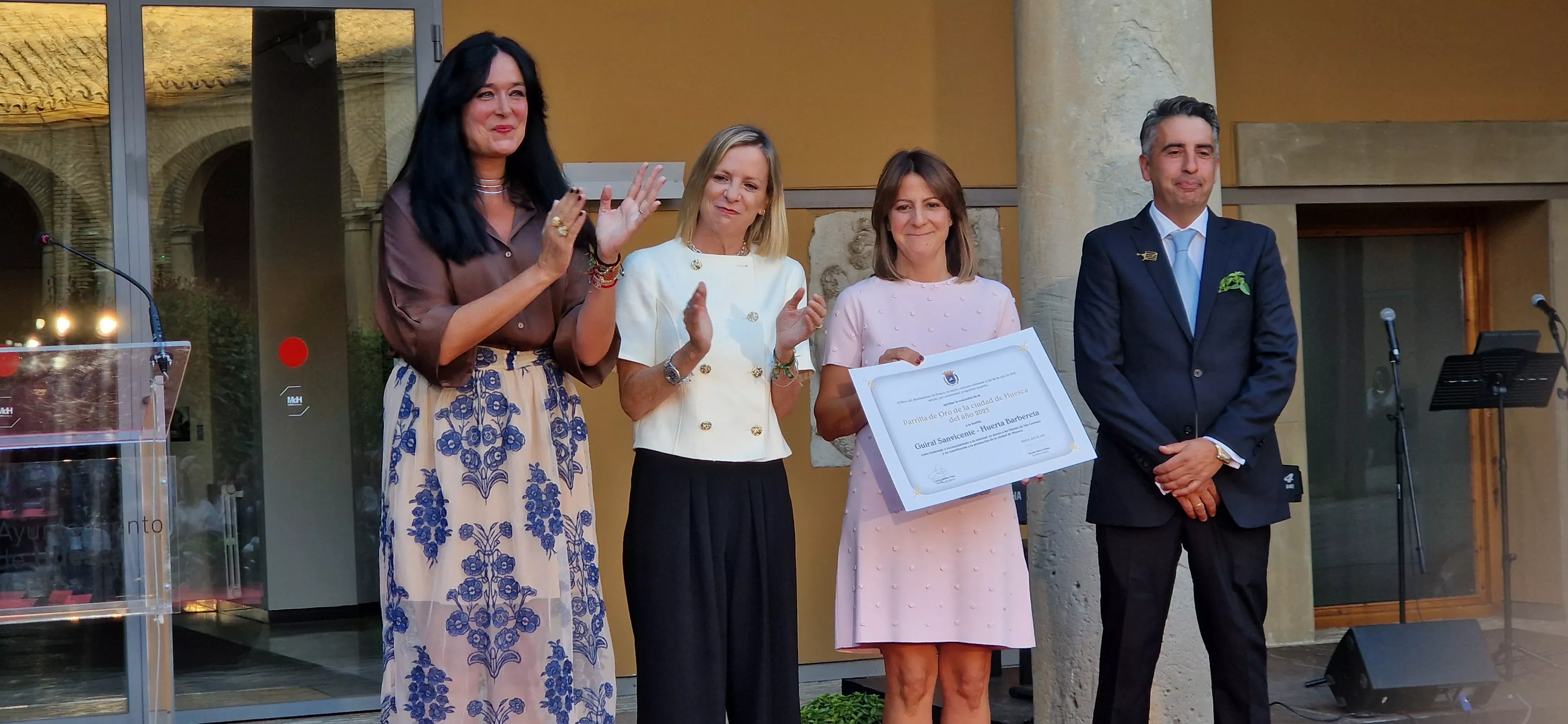 Entrega de la Parrilla de Oro a la Huerta Barbereta. Foto Myriam Martínez