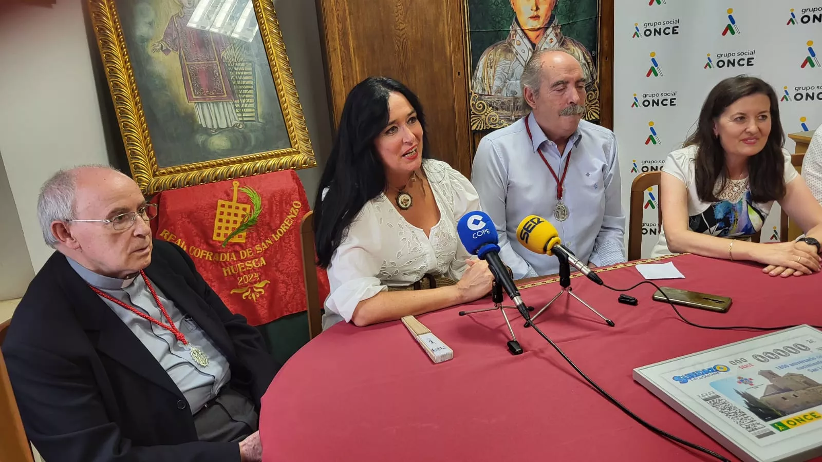 Cupón de la Once del 9 de agosto dedicado al 1800 aniversario de San Lorenzo