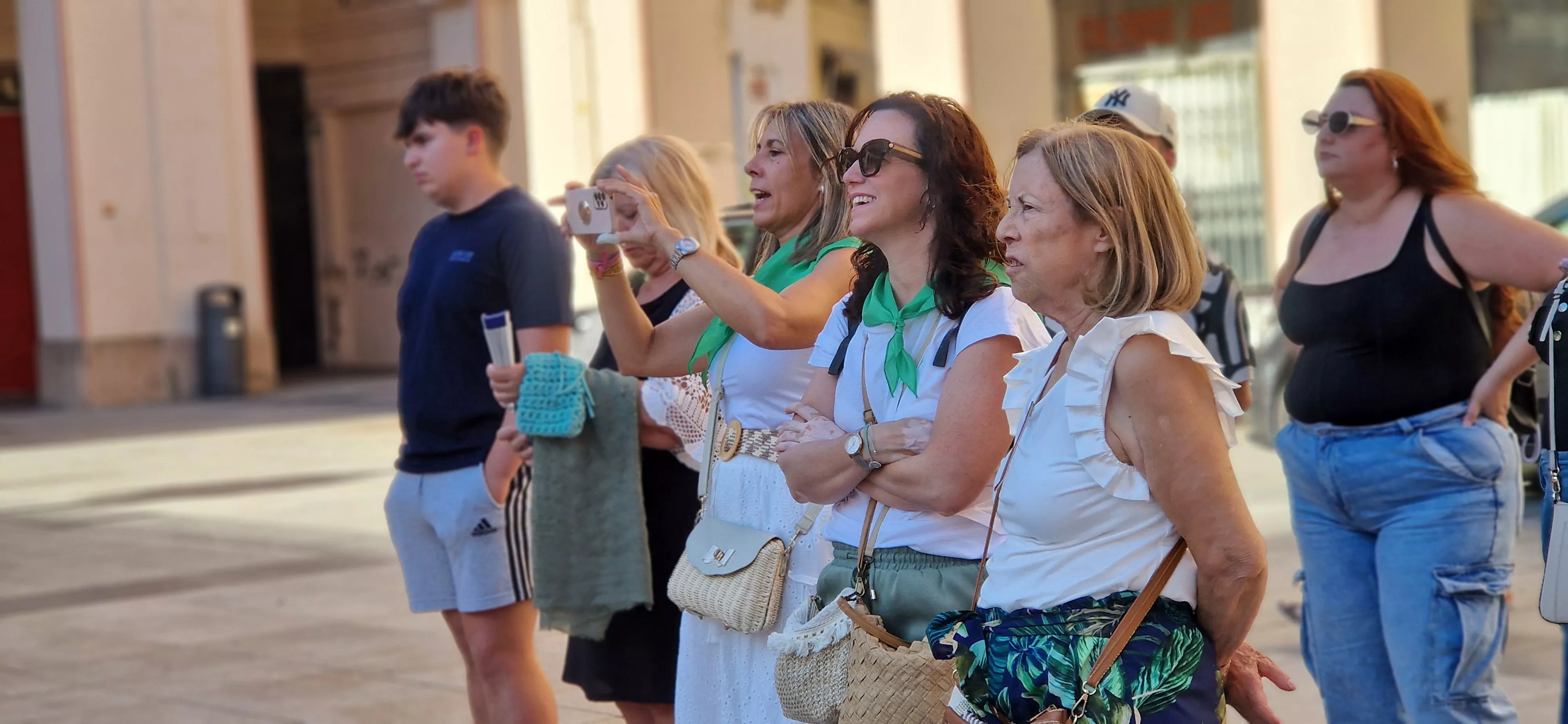 Baile de la Jota de San Lorenzo en la plaza López Allué. Foto Myriam Martínez