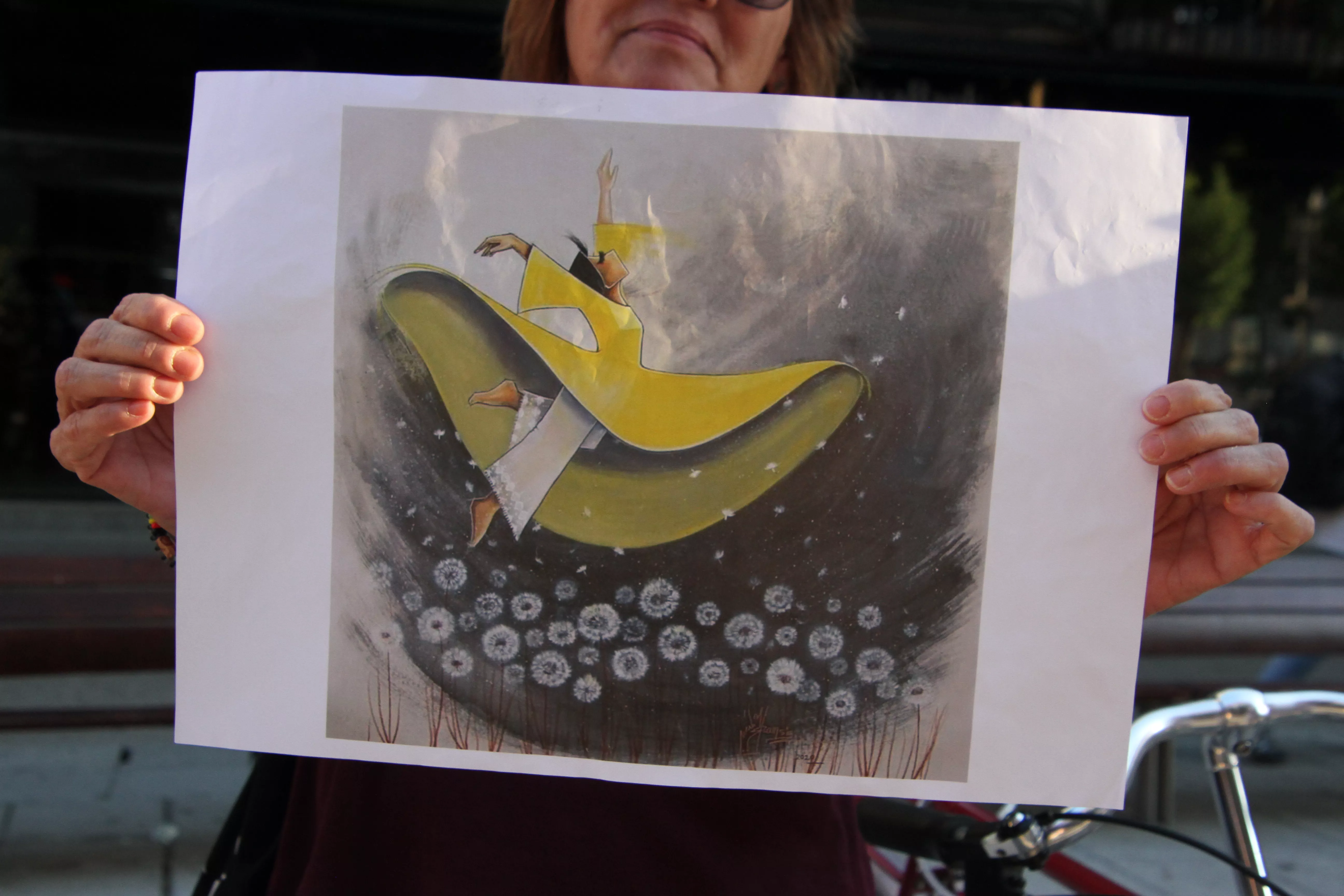 Concentración contra las violencias machistas en Huesca. Foto Carlos Neofato