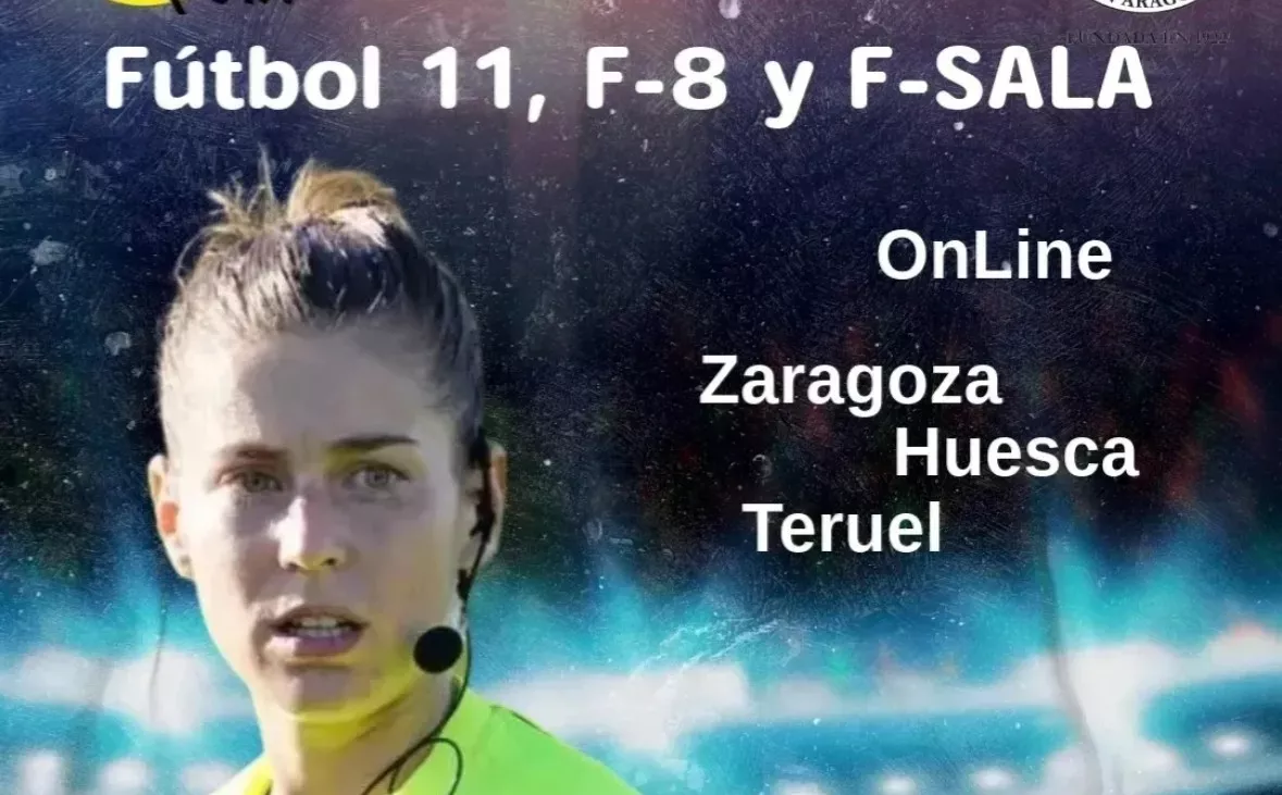 El Comité Aragonés de Árbitros de Fútbol convoca un Curso de Formación