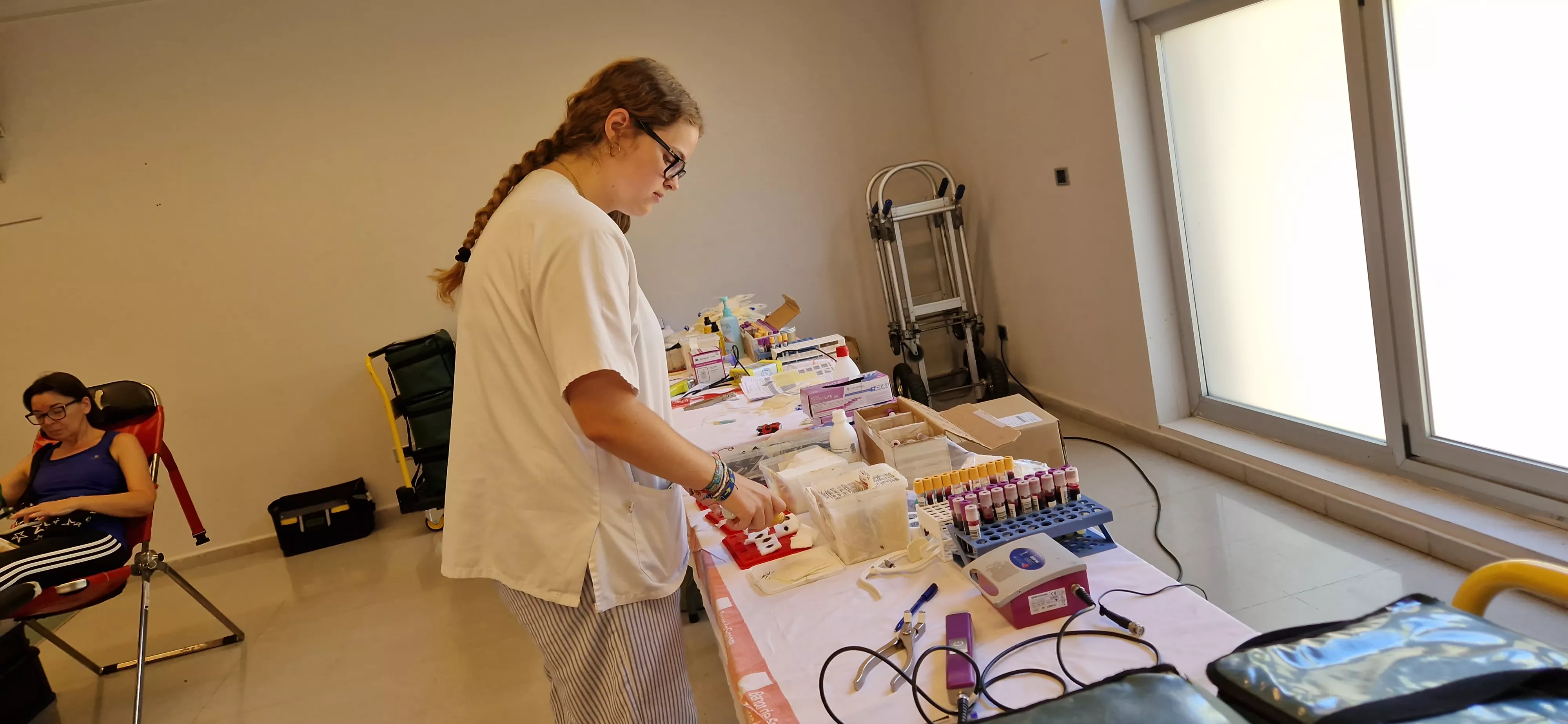 Segundo Prelaurentis Solidario de donación de sangre. Foto Myriam Martínez