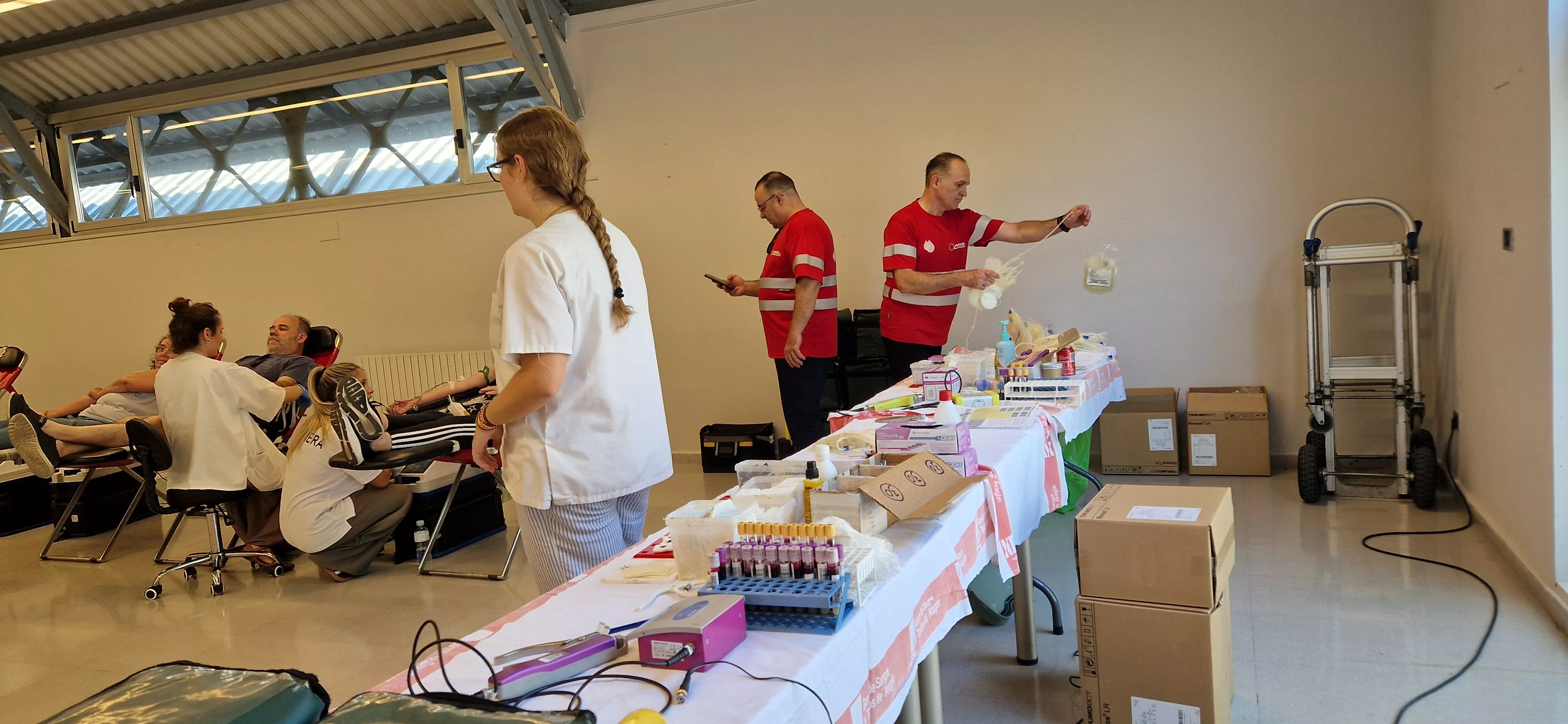 Segundo Prelaurentis Solidario de donación de sangre. Foto Myriam Martínez