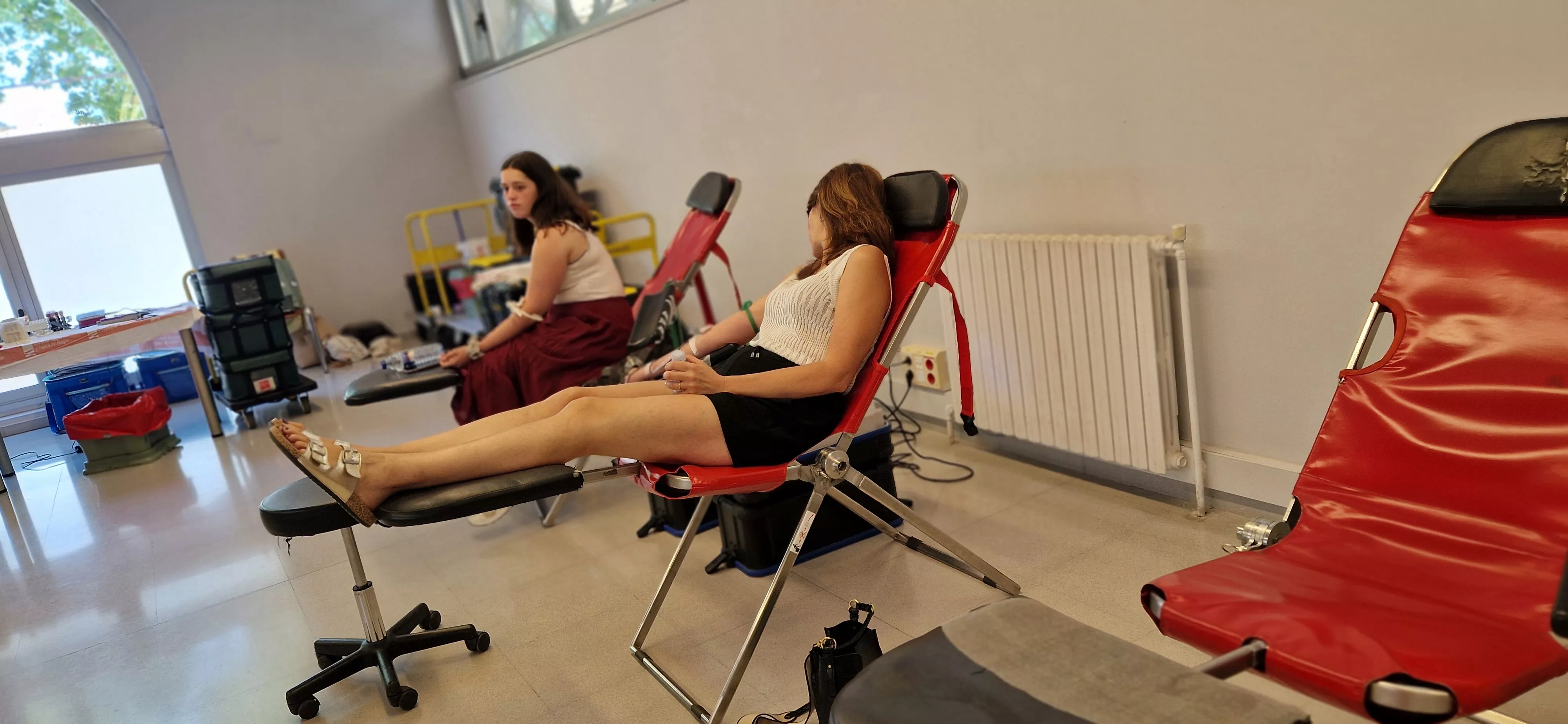 Segundo Prelaurentis Solidario de donación de sangre. Foto Myriam Martínez